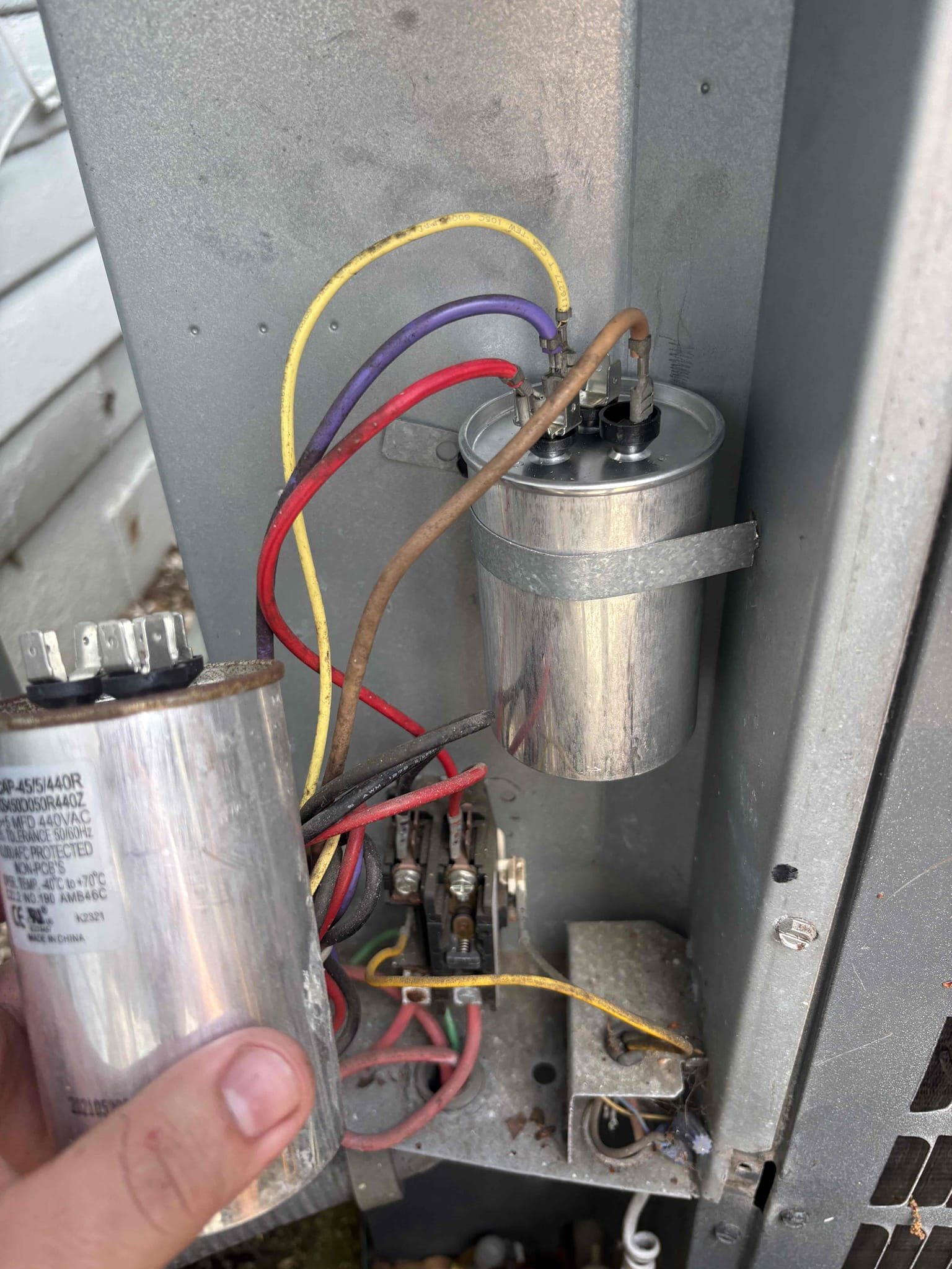 Home owner moving forward with new system. Credited capacitor towards install. 