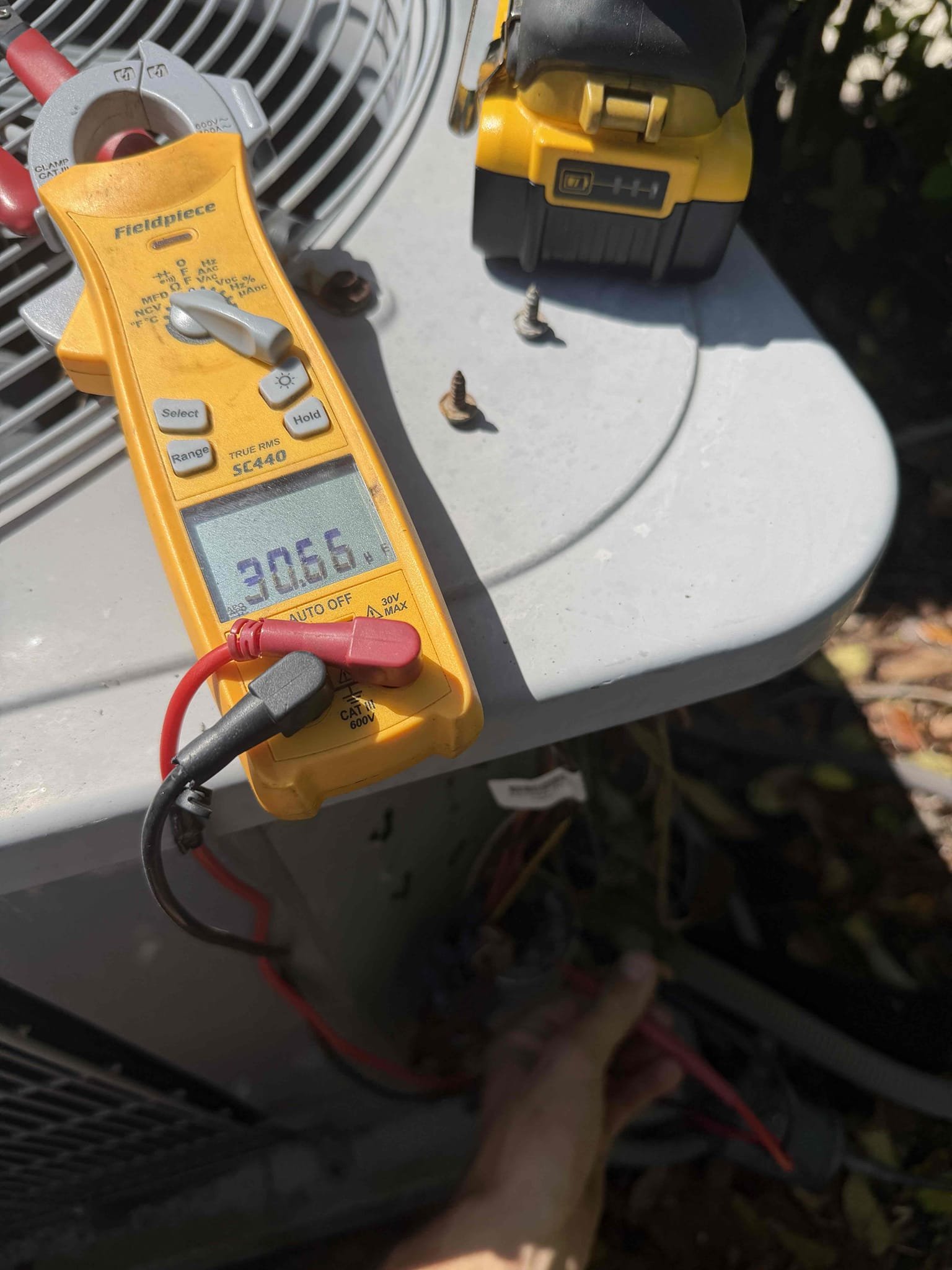 
Diagnosed bad variable speed blower motor and bad condenser capacitor. Quote sent and approved for replacement. System is 11 years old and client would like to have his own guys replace system and would like us to repair at this time. 
Waiving $95 off sold quote for repair. 

No guarantee on system running prior to repair due to system running with a faulty blower motor and bad capacitor. 