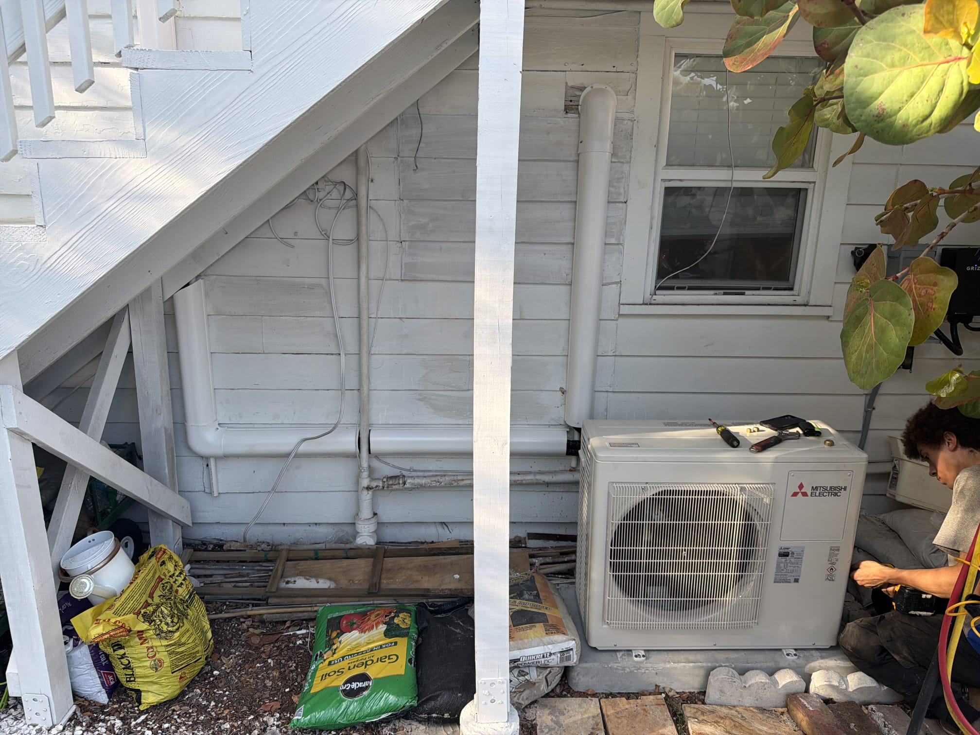 Install new mini splits Mitsubishi 
2 zones 9k btu 
New mini split heads 
New mini split condensers
New mini split line sets x2
New mini split communication wires x2 
New line hide covers for street appeal x2 
New insulation on lineset 
New drain lines 
New condenser pad 
3 year labor warranty 
12 year part warranty 
100% customer satisfaction
We are labeled as Mitsubishi pros from the manufacturer 