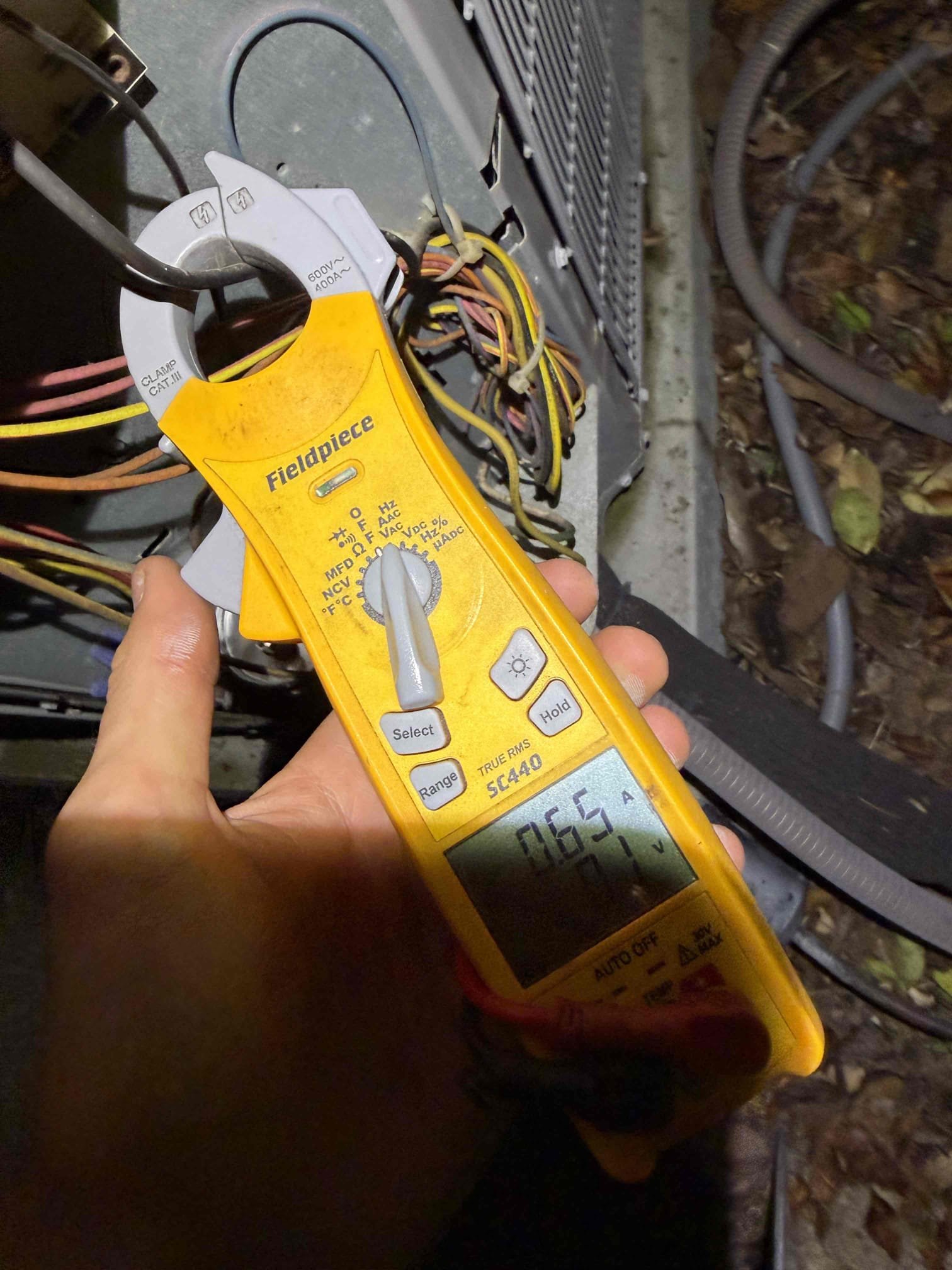 Scope of work:
- Remove and replace variable speed blower motor
- Remove and replace condenser start/run capacitor. 
*No guarantee on system running properly as compressor could have sustained irreversible damage during operation with a faulty blower motor and capacitor.*

System is cooling properly at this time. Good amp draws on fan motors and compressor. 

Cleaned and sanitized blower wheel complimentary 