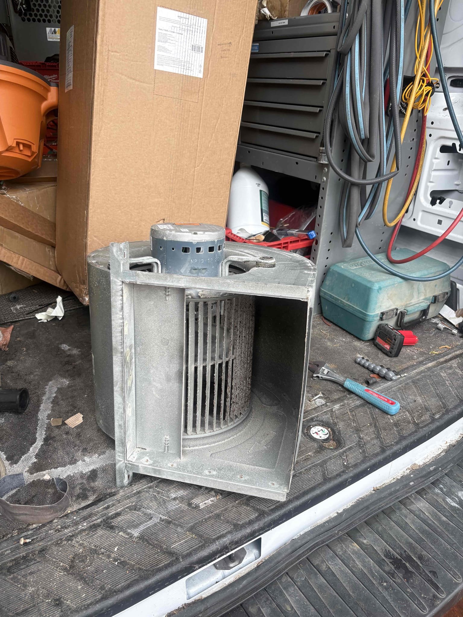 Replaced air handler blower motor 

Installer primary safety switch 

Verified state operations 