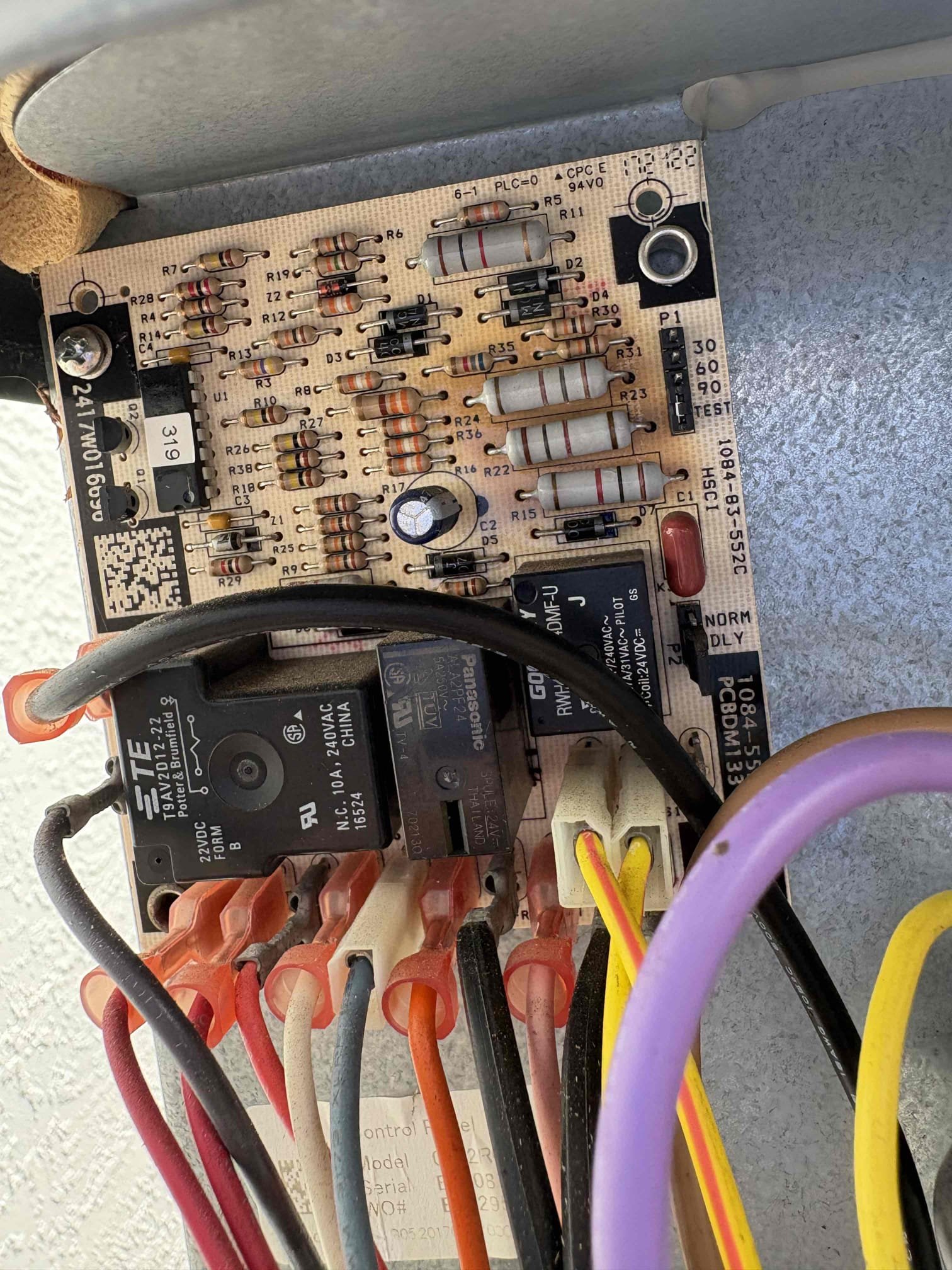 Upon arrival tenant states that outdoor unit is running but not cooling. Found outdoor compressor overheated. Verified no water in overflow to cause system to short cycle. Found hard start kit over heated and leaking oil. Defrost board terminals very hot. Cooled down compressor and unit began to run. Compressor potentially internally failing. 

Notes 
-capacitor reading weak 
-outdoor coils impacted with debris 
-indoor coils impacted with debris 
-indoor blower motor has bacterial growth accumulation 

System is currently out of warranty being this is second owner. 9 year old Goodman heat pump. 

Went over potential repairs vs replacement with home owner. Home owner states she has a guy who will do it cheaper.

Unit is currently operating. 