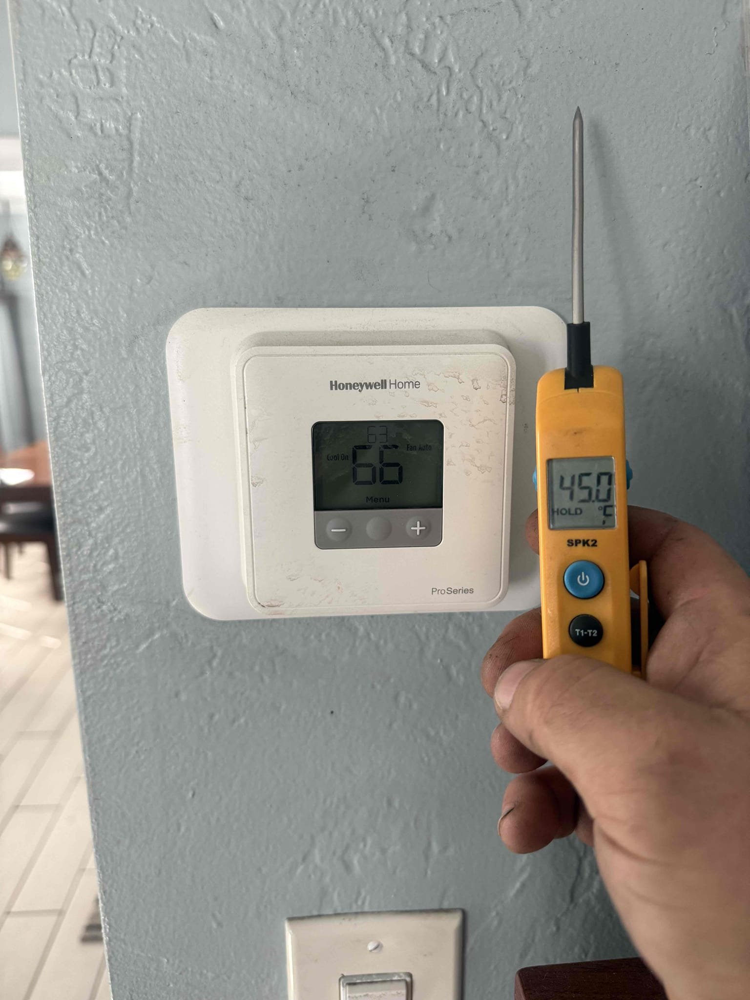 Replace warranty compressor, filter dryer, and all refrigerant. Start and test. Tax and labor included.