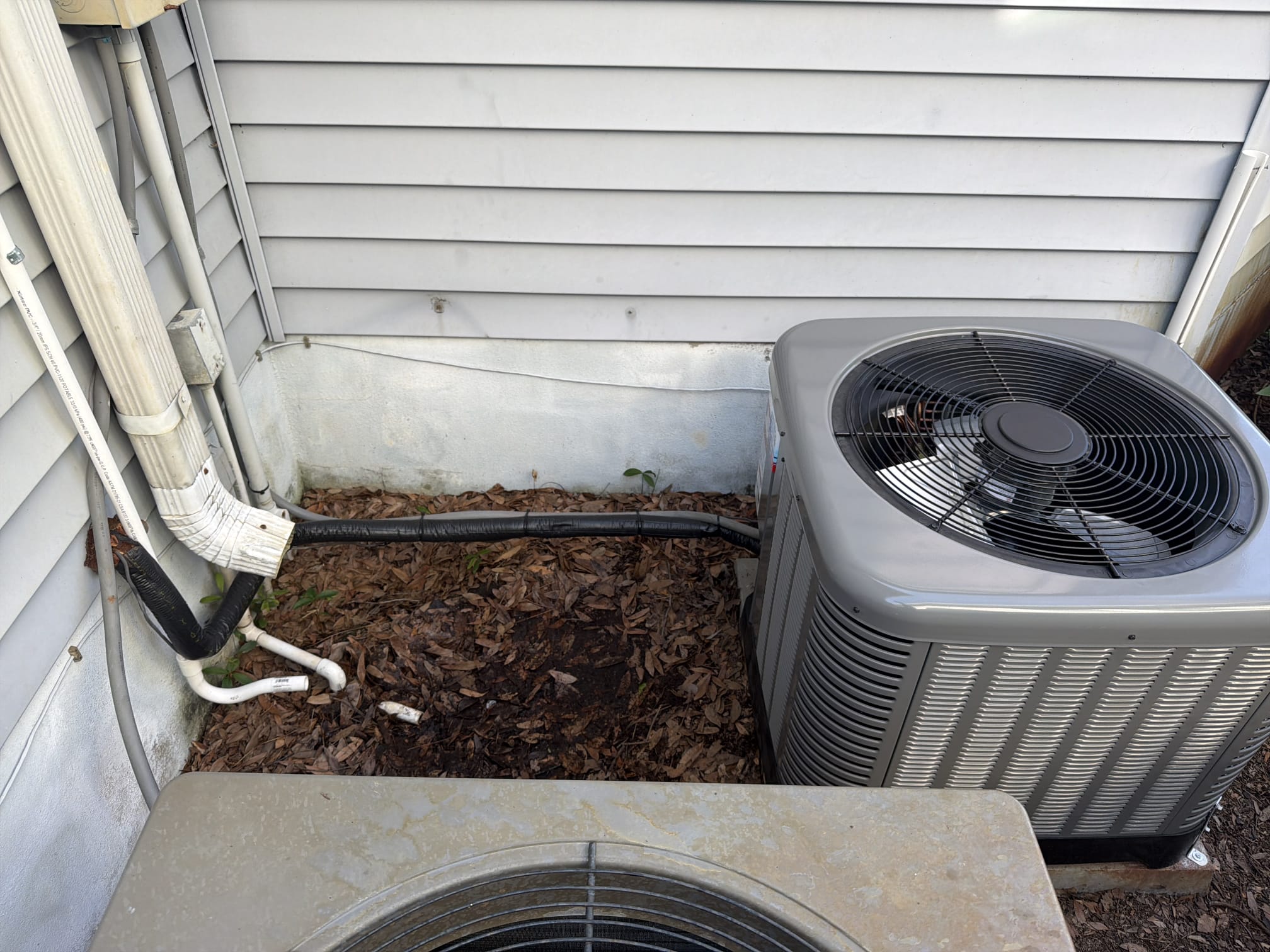 Equipment needs to be delivered to front porch
Equipment Install RUUD Equipment (2 Stage) 15 seer 
Install New Air Handler 
ReInstall Air Handler UV System that is currently on system 
Install New Outdoor Condenser 
New Filter Drier 
Install Thermostat T4 
Primary Float Safety Switch 
UV Rated Outdoor Insulation 
Refrigerant Locking Caps 
Vibration Pads 
Hurricane Tie Down Straps 
Vacuum System Seal Supply/Return Plenums 
Remove Current Equipment Permitting 
Reuse condenser pad 
Reuse all whips 
Reuse plenum 
New drain line
10 Year Parts Warranty 
3 Year Labor Warranty
100% Satisfaction 

 Re install uv kits 