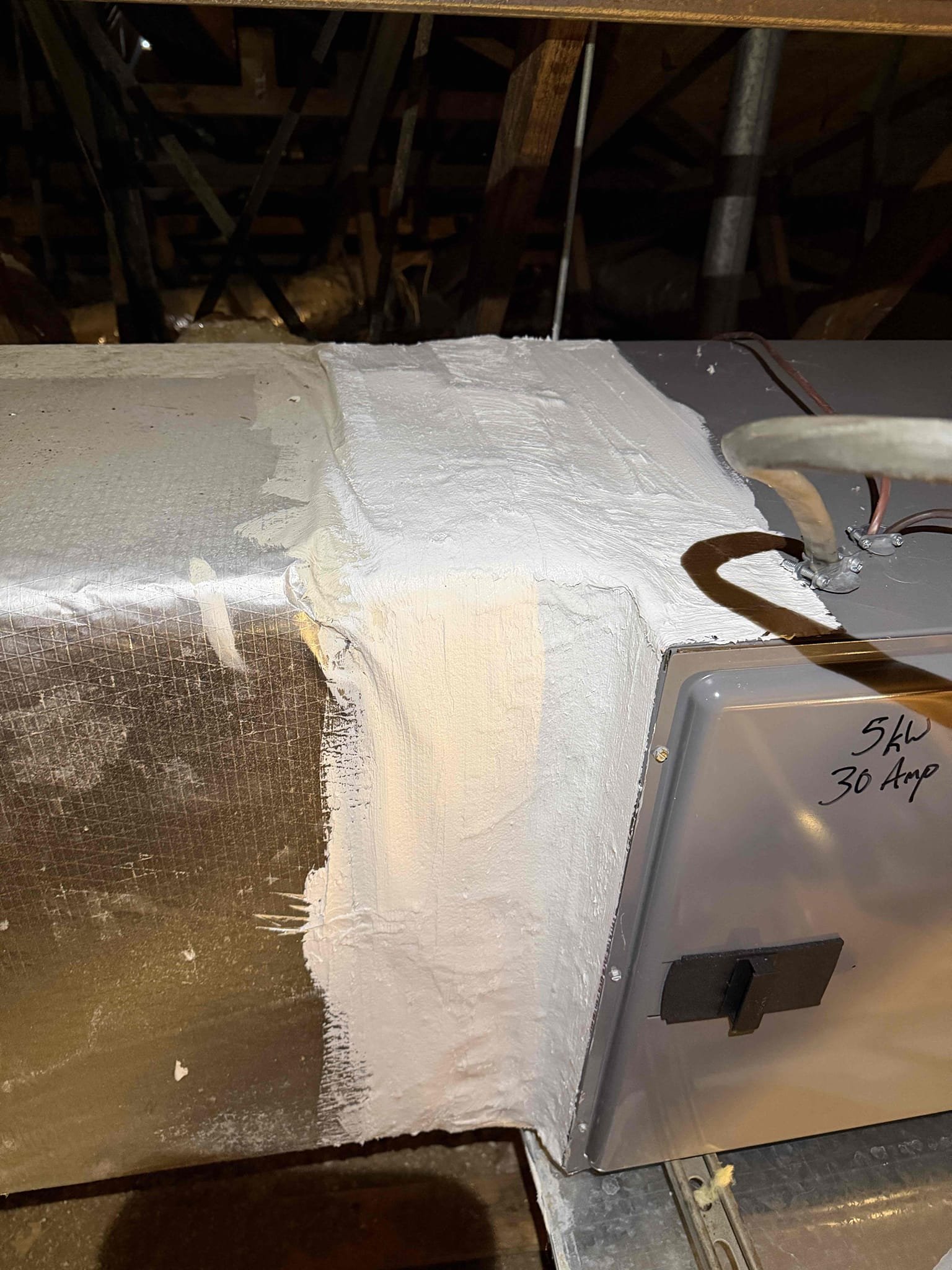 Performed Maitenence on system. Cleaned/treated drain line and primary drain pan. Cleaned condenser coils. Evaporator coils are clean. Verified safety float switch functionality. Checked amp draw on compressor. Checked amp draw on fan motor. Checked capacitor is within factory range. Inspected Contactar. Made sure all connections are tight. System is cooling with a 20° temperature split at this time.