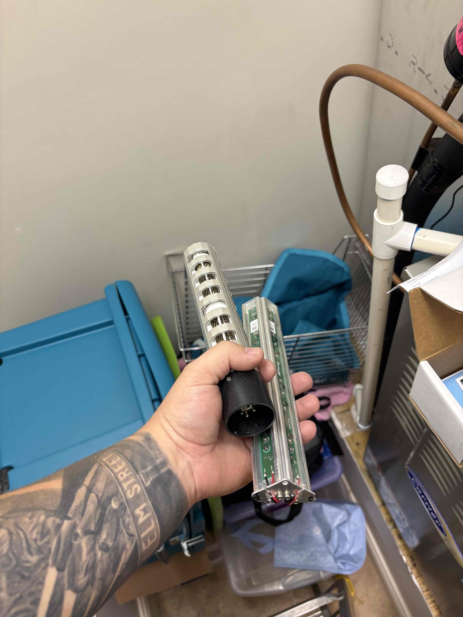 Replace Reme halo cell

Return visit: manufacture sent wrong cell. Will return with correct cell

Return visit 2: replaced cell and system still not operating.  Replaced entire reme halo 