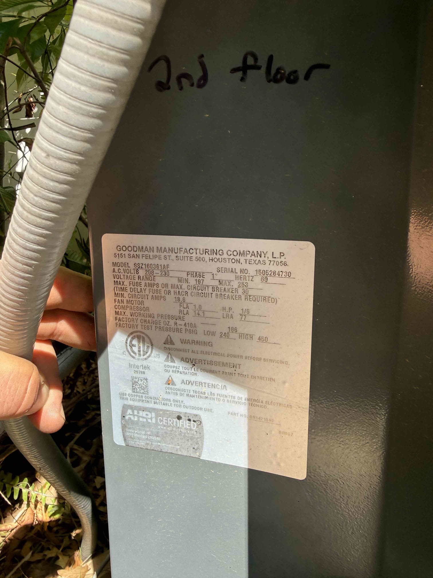 On arrival found upstairs unit not cooling due to shorted compressor. Will submit estimate for repair and replacement options. Unit does not cooling due. Client wants to wait til Monday to make decision.