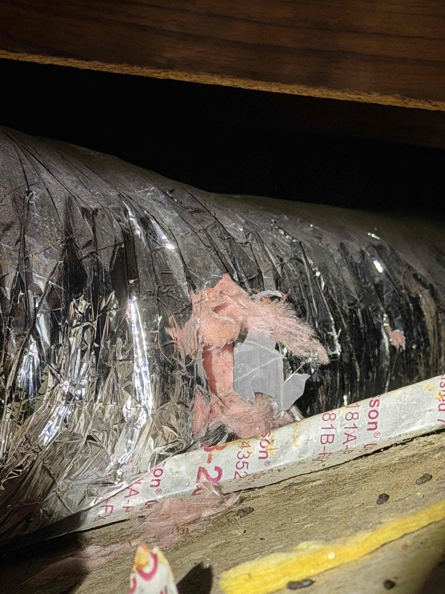 Performed Maitenence on system. Cleaned/treated drain line and primary drain pan. Cleaned condenser coils. Evaporator coils are clean. Verified safety float switch functionality. Checked amp draw on compressor. Checked amp draw on fan motor. Checked capacitor is within factory range. Inspected Contactar. Made sure all connections are tight. System is cooling with a 20° temperature split at this time.
UV lights are working at this time. 

Found many duct work issues. Duct system needs to be replaced. Quotes sent for replacement options. 