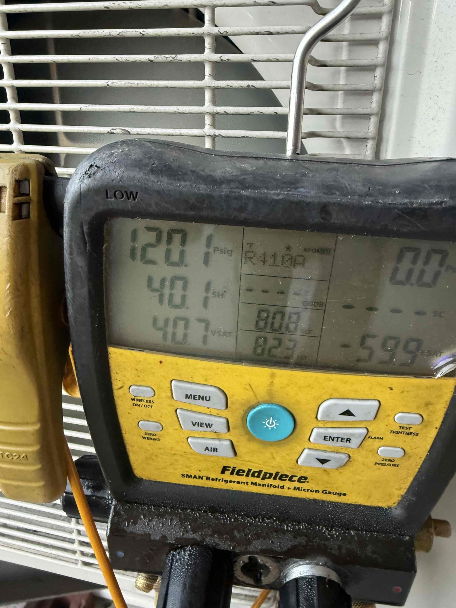 On arrival found unit not cooling due to low refrigerant levels. Explained to client repair options and costs and they opted to fill for now and would like system replacement estimate. Unit is cooling at this time. No warranty on refrigerant. 
