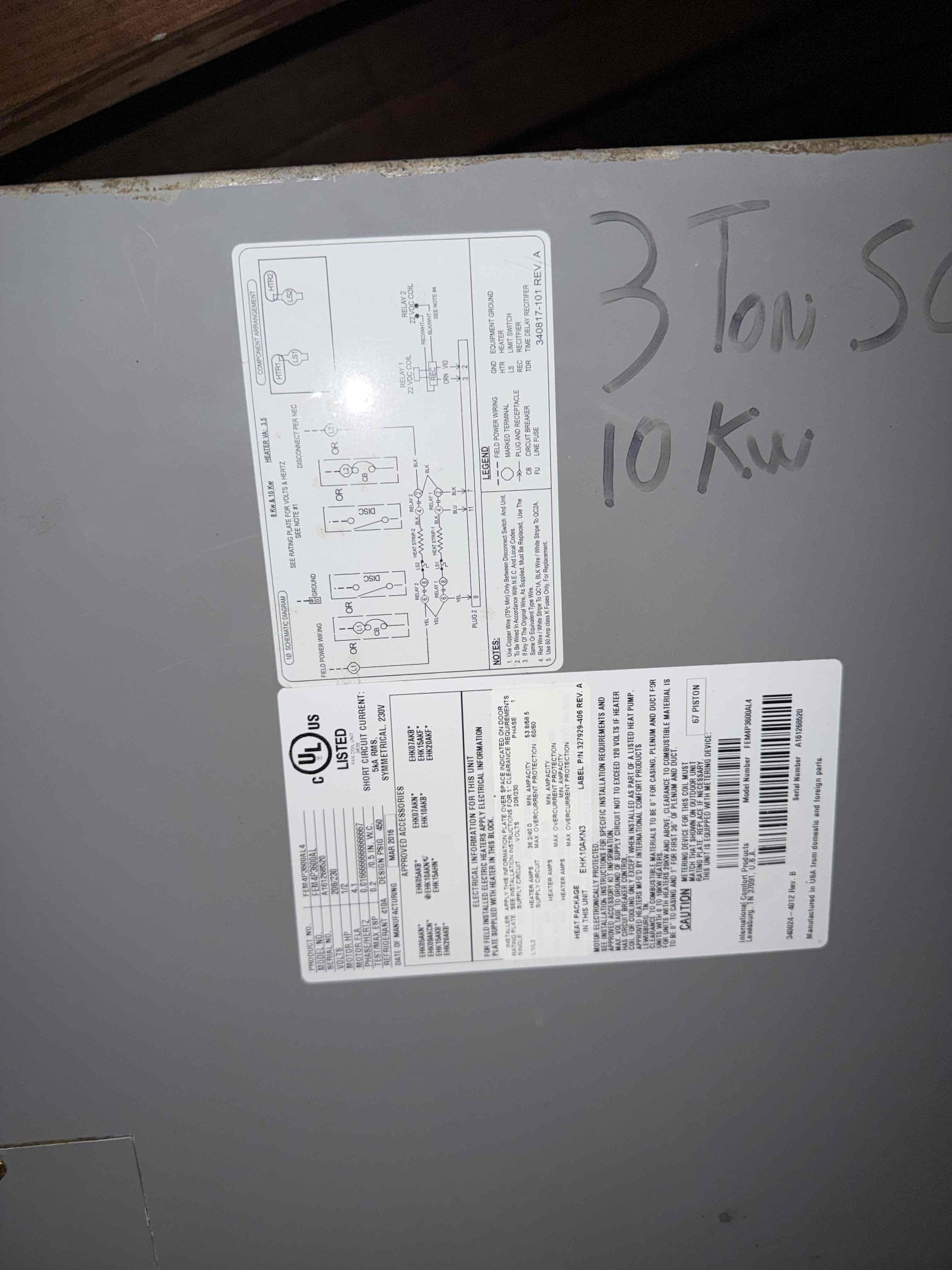 Performed Maitenence on system. Cleaned/treated drain line and primary drain pan. Cleaned condenser coils. Evaporator coils are clean. Sprayed evap coils with client supplied evap coil spray. Blower wheel is getting impacted with debris and growth again.  Verified safety float switch functionality. Checked amp draw on compressor. Checked amp draw on fan motor. Checked capacitor is within factory range. Inspected Contactar. Made sure all connections are tight. System is cooling with an 18° temperature split at this time.

Found fresh rodent droppings in attic and let client know. Duct work seems to be sealed well at this time and did not find any apparent holes. 