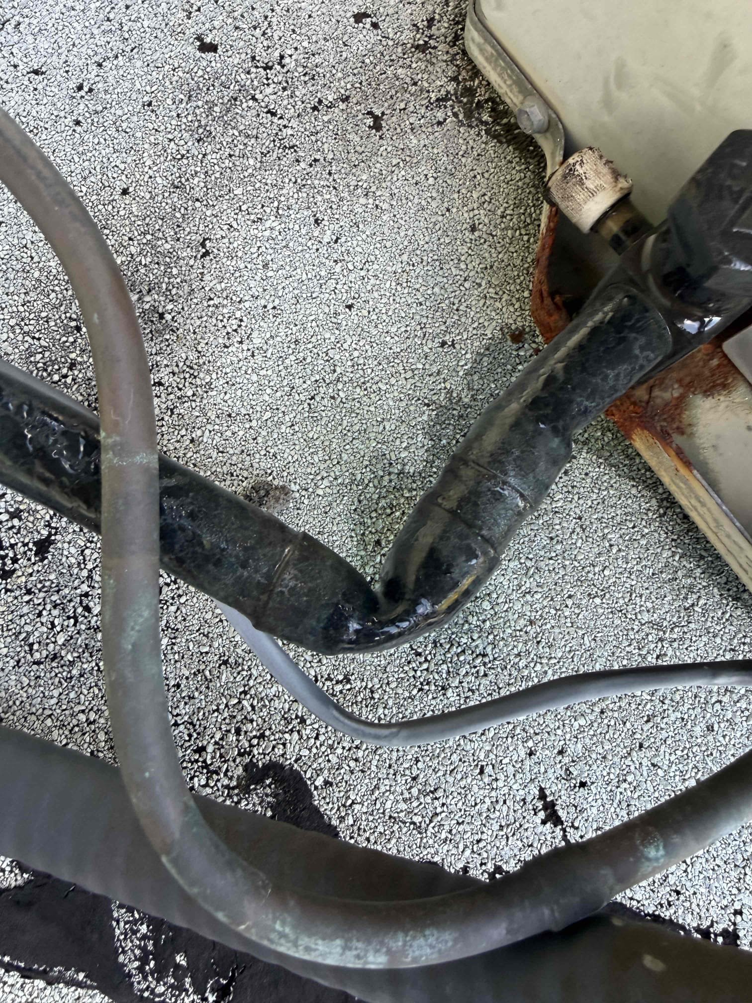 Upon my inspection, found 20 year old system pulling high compressor amps. Pulled disconnect and found disconnect extremely hot. Found dead capacitor and system was running off of a hard start kit. Replaced capacitor. Found extremely kinked suction line. System is cooling as best as it can given its age and condition. Client is aware of all inefficiencies and we are discussing new system options. Sending quote for new system and will deduct the $304 capacitor to the new system quote if client would like to move forward by the end of this week. 
No guarantee on how long the system will run at this time. 