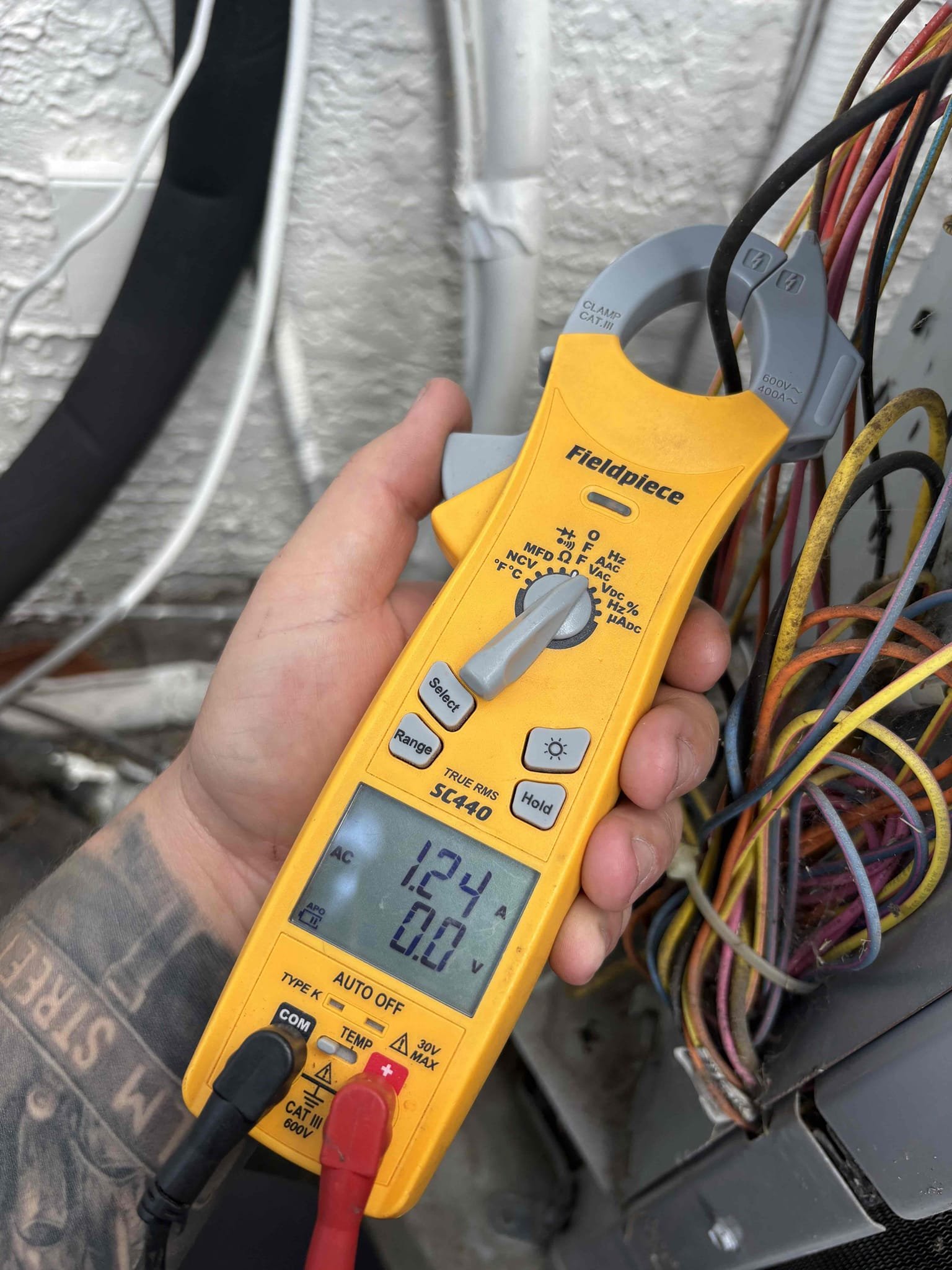 Full System Tuneup 

Full system tuneup 

Wiped Down Air Handler 

Checked temperature splits 

Verified IAQ Operation 

Tested Safety Overflow Switch 

Inspected Air Handler Coils 

Inspected Blower Wheel & Assembly 

Checked cap mfd 

Checked contactor 

Inspected wiring/Tightened Connections 

Compressor amps 

Motor amps 

Cleaned Service Panel

Cleared drain line and pan 

Added pan tab to help with buildup 

Checked refrigerant pressures 

Checked blower amps 

Checked filter 

Thermostat operations 

Checked  cooling 

Unit is operating at this time 

Recommendations 
-replace failed capacitor
-chemically clean outdoor coils 

Went over these repairs with home owner and completed work 

Further Notes
-air handler coils starting to rust 
-outdoor filter drier start to corrode and rust 
-outdoor insulation failing 