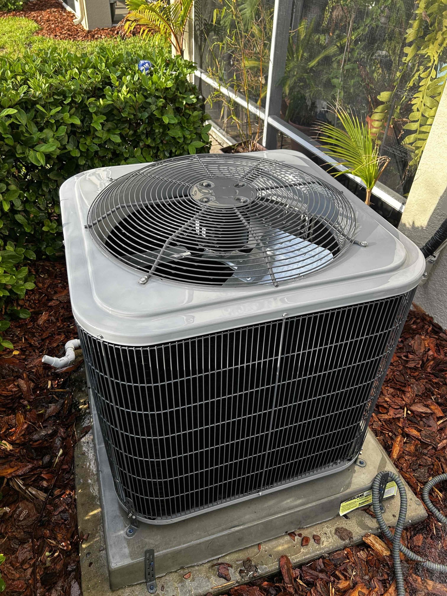 Full system tuneup 

Wiped Down Air Handler 

Checked temperature splits 

Tested Safety Overflow Switch 

Inspected Air Handler Coils 

Inspected Blower Wheel & Assembly 

Checked cap mfd 

Checked contactor 

Inspected wiring/Tightened Connections 

Compressor amps 

Motor amps 

Cleaned condenser coils 

Cleaned Service Panel

Cleared drain line and pan 

Added pan tab to help with buildup 

Checked blower amps 

Checked filter 

Thermostat operations 

Checked cooling 

Unit is operating at this time 