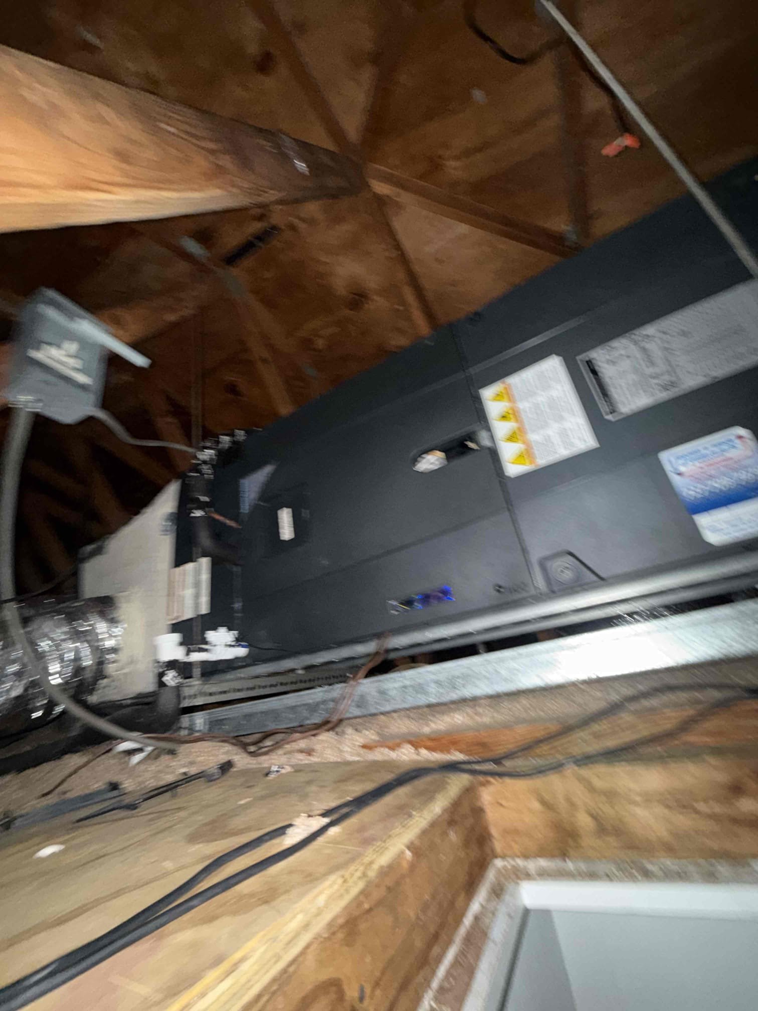 On arrival found unit not cooling due to multiple communication errors due to possible power surge. Tested boards and found boards are fried. Will submit estimate for repair and replacement options.