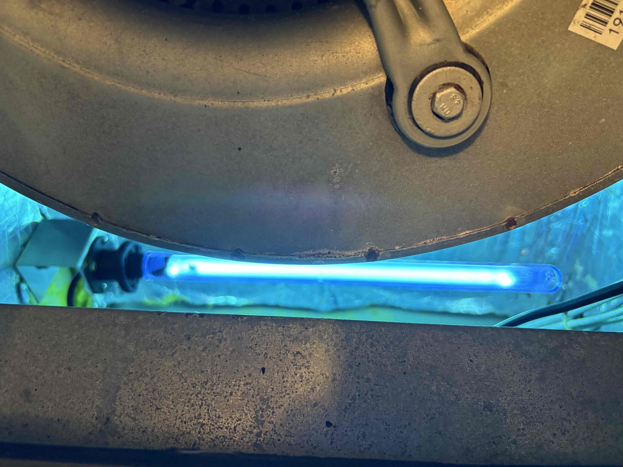 Full system tuneup 

Wiped Down Air Handler 

Checked temperature splits 

Tested Safety Overflow Switch 

Inspected Air Handler Coils 

Inspected Blower Wheel & Assembly 

Checked cap mfd 

Checked contactor 

Inspected wiring/Tightened Connections 

Compressor amps 

Motor amps  

Cleaned Service Panel

Cleared drain line and pan 

Added pan tab to help with buildup 

Checked blower amps 

Checked filter 

Thermostat operations 

Checked cooling 

Unit is operating at this time 

Notes 
-bacterial growth starting to accumulate inside air handler 
-installed air purifier to mitigate bacterial growth 