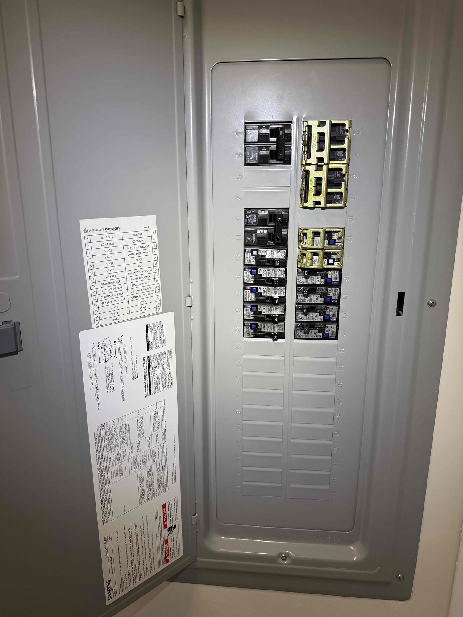 Upon my inspection, found compressor not turning on due to severely clogged drain line  the backed up water was tripping the wired float switch and turning the compressor off. 
Performed a deep chemical cleaning on drain line and treated with chemicals to prevent this issue from happening in the near future. 
Went through the system on start up verifying proper temperature splits, amp draws on the motors and compressor, and made sure all factory wire connections were tight. Checked the capacitor. Wiped down interior of air handler. System is cooling with a 19° temperature splits at this time. 
