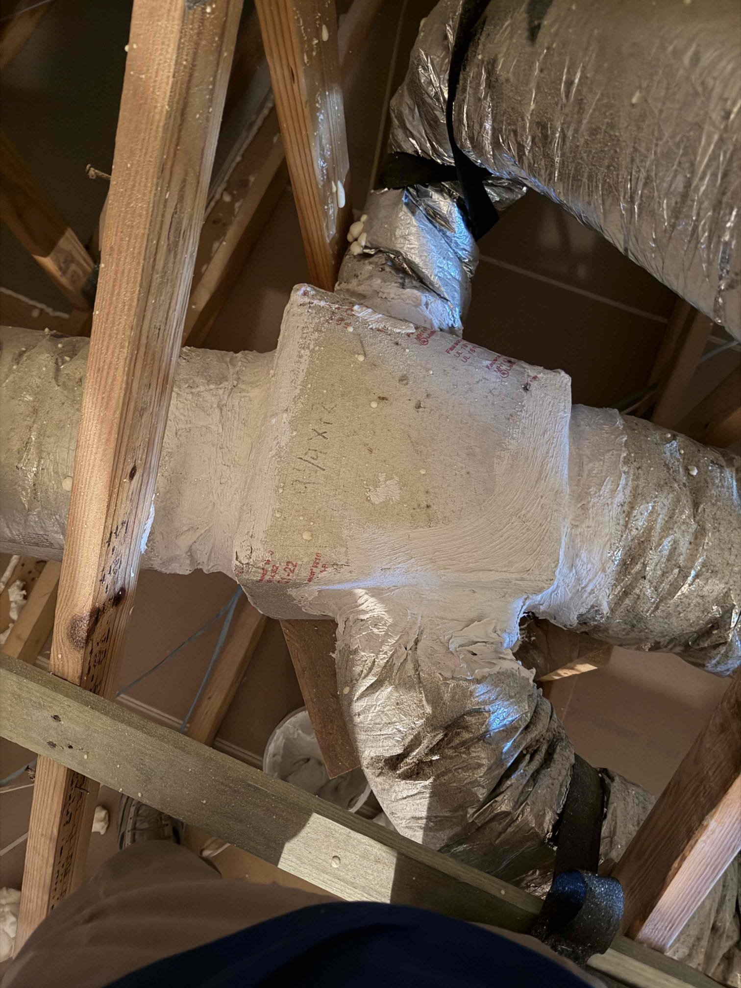 Install Santa Fe 105 dehumidifier 
Run new drain and attach to existing upstairs drain pipe
Aux pan below unit
Hanging kit
Install new electrical outlet gfi
Safety switches for condensate overflow protection
Seal all ducts in attic with mastic
Tax and labor included 
6 year parts warranty 
1 year labor warranty 