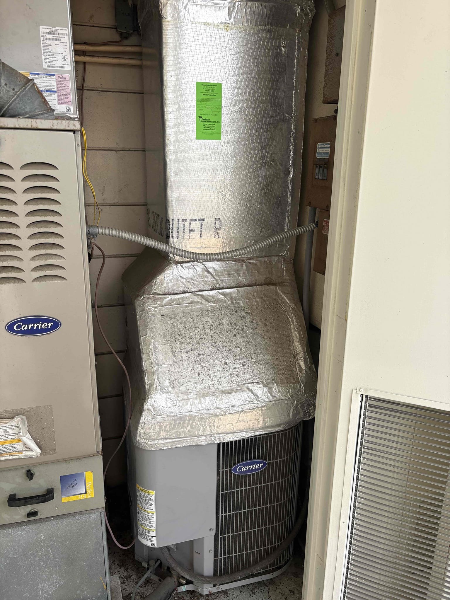 Furnace Notes 
-capacitor rated for 10mfd and reading 5mfd (outside manufacture specifications)

Condenser Notes 
-fan motor not operating (need to cut out ducting to replace)
-compressor internals sounds like they’re failing 
-condenser coils have not been cleaned due to limited service

Unit is currently down. Went over options with son of home owner 

Parts will need to be special order and possibly on back order 

Explained we can do the fan motor but no guarantee on compressor 

Unit is currently out of warranty due to being second home owner 