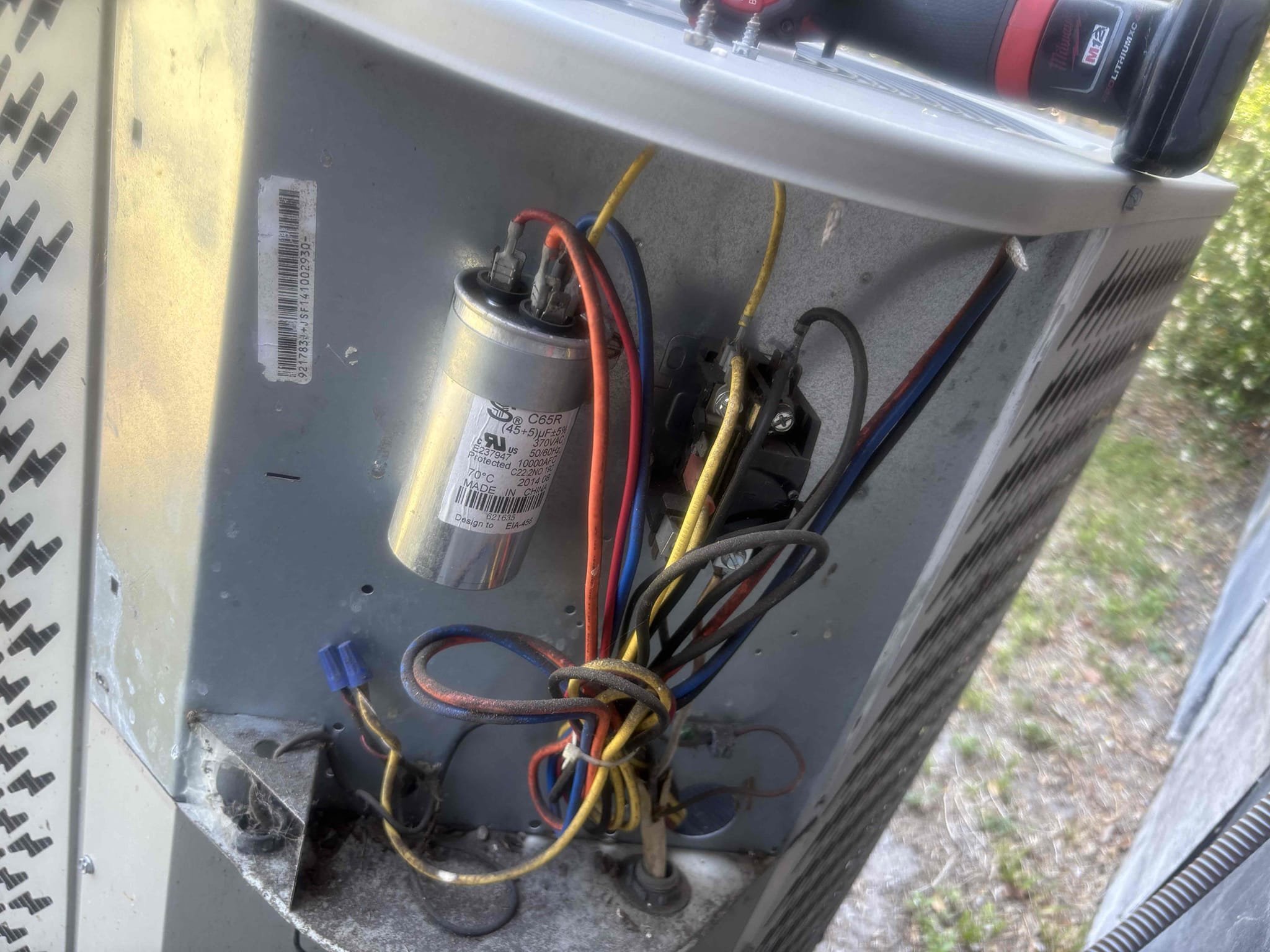 Upon arrival home owner states unit had to be filled with refrigerant every year. Found system low on refrigerant indicating leak. Explained parts not manufactured for this brand anymore. Offered to fill system but no guarantee on how long it will last. Indoor motor bearings sound like they are failing. Went over potential repair cost vs new system. Home owner will talk with significant other. 

System is currently down. Will come back to fill if moving forward with new system. 