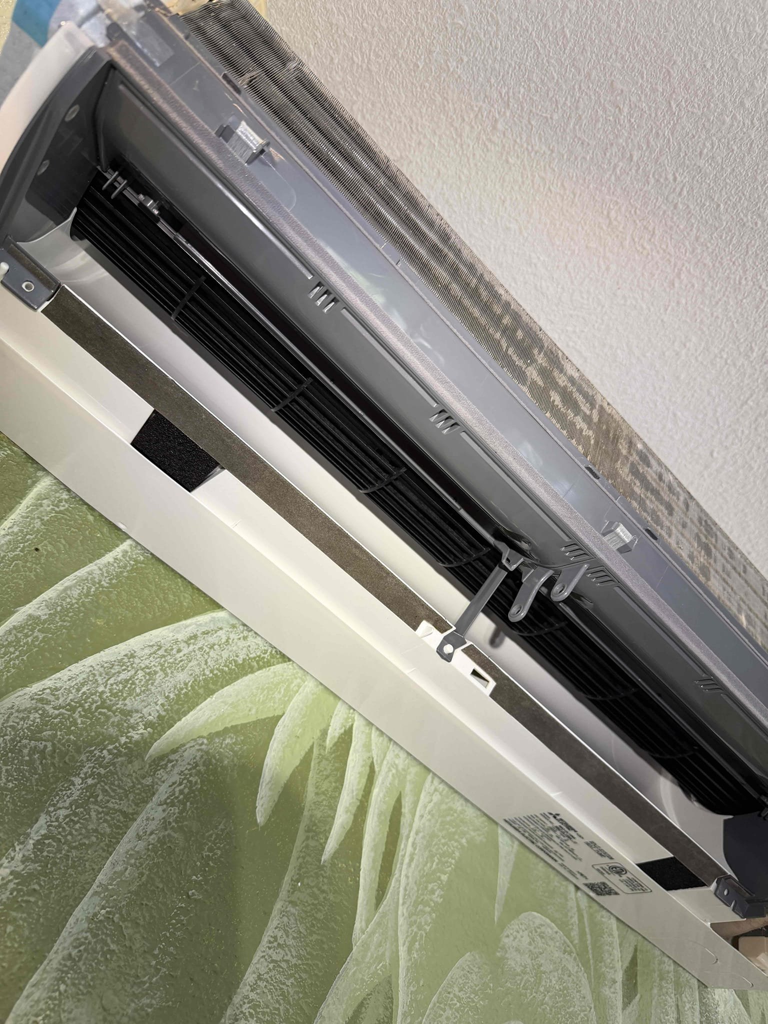 Scope of work:
- Remove blower wheels from two mini split units. 
- Clean and sanitize blowers
- Clean and sanitize blower housing
- Clean and sanitize oscillating fan blades
- Clean and sanitize Mini split plastic cover