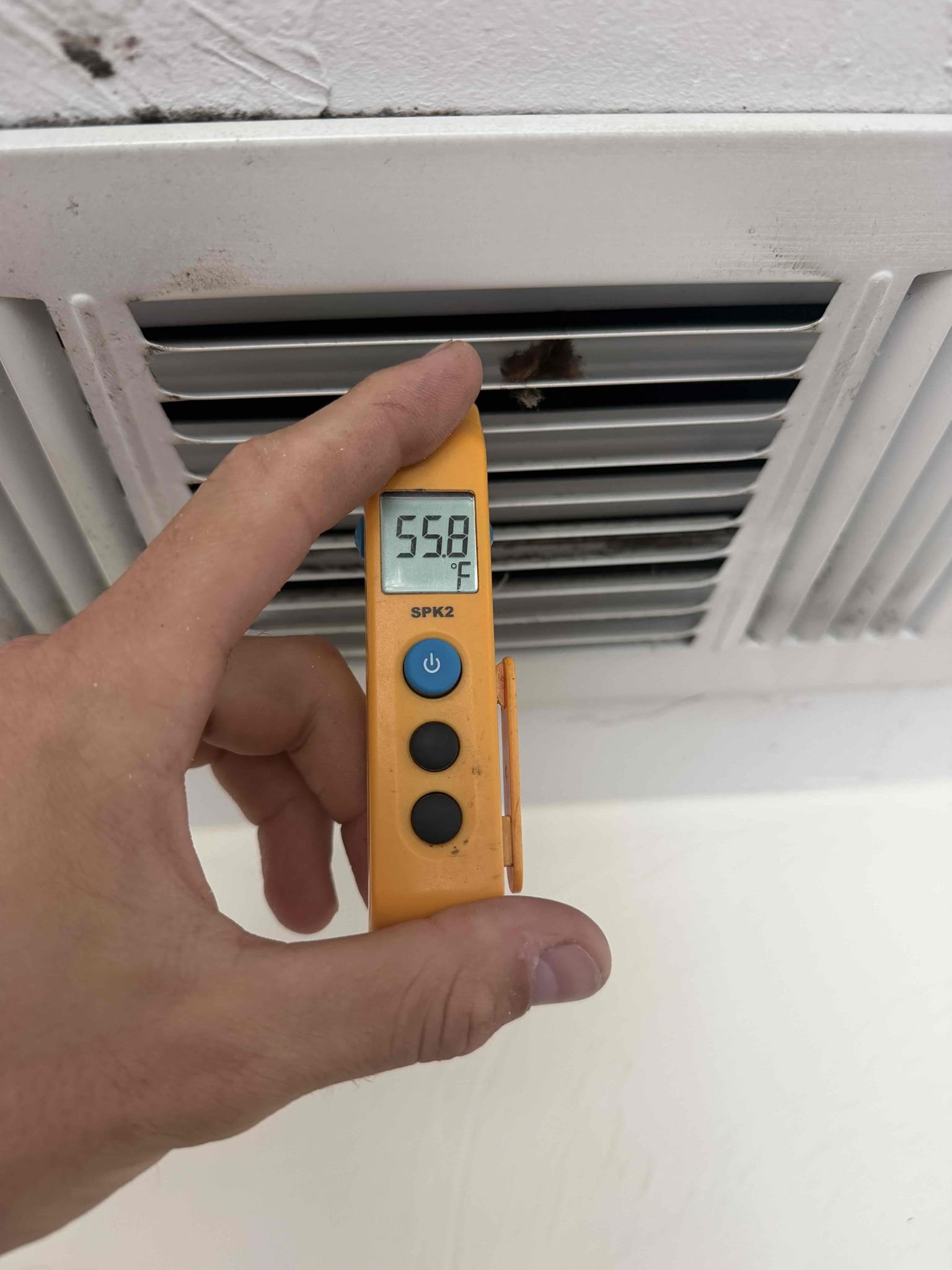 Performed Maitenence on system. Cleaned/treated drain line and primary drain pan. Cleaned condenser coils. Evaporator coils are clean. Verified safety float switch functionality. Checked amp draw on compressor. Checked amp draw on fan motor. Checked capacitor is within factory range. Inspected Contactar. Made sure all connections are tight. System is cooling with a 20° temperature split at this time.

Adjusted two stage wiring. Client said that there was an issue in the past where the condenser breaker was worn out. He replaced the breaker himself and called us out and we found nothing wrong. It appears we combined the single and 2 stage wires together for the mean time. 
Separated the wires during this tune up and tested functions. System is cooling properly at this time. 
