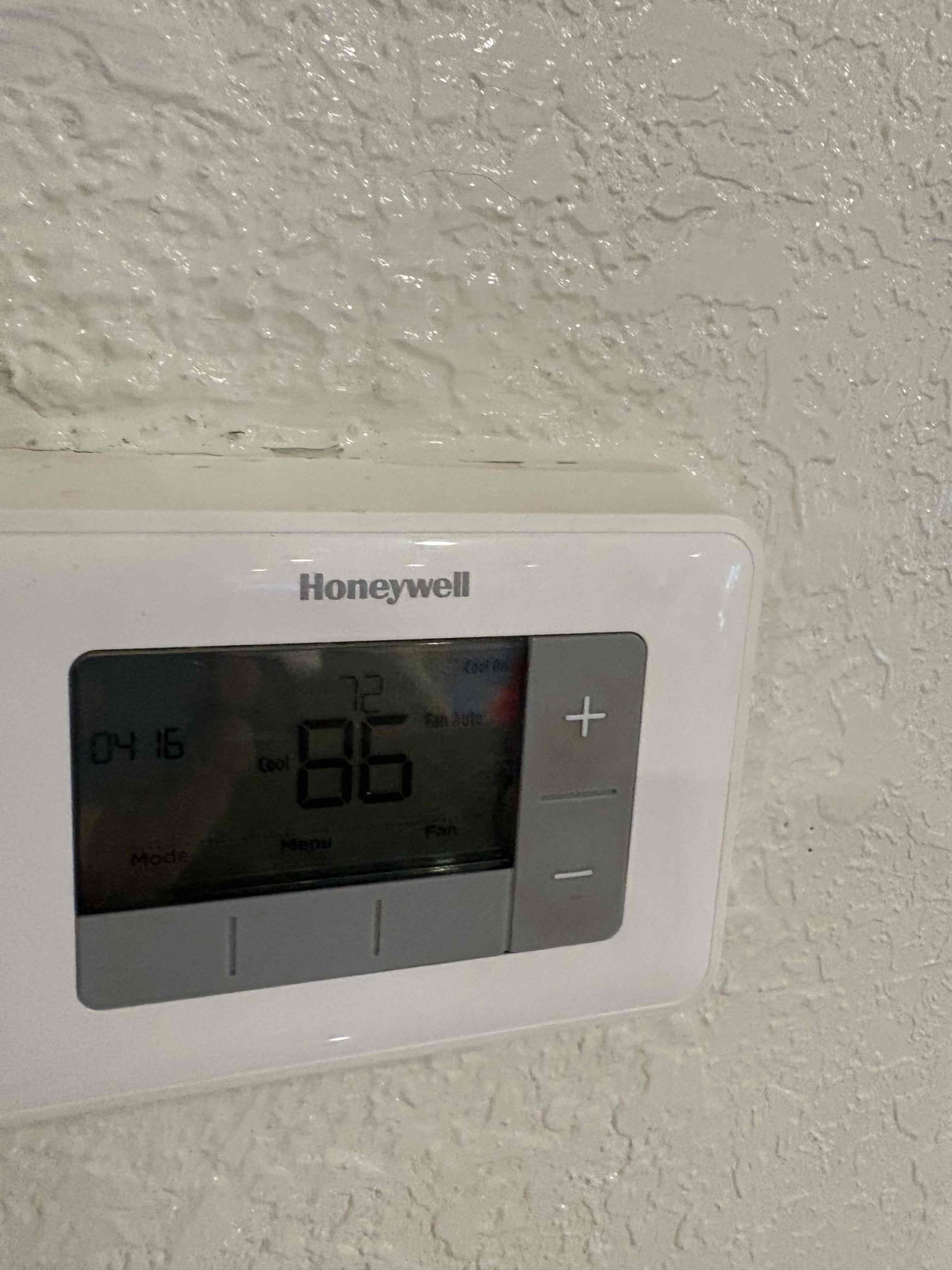 Waived 95$ diagnostic

Replaced failed capacitor 

Verified system operations 

Further notes 
-head pressure high due to dirty outdoor coils (rinsed coils complimentary)
-charged system back to factory specifications (explained unit may be low from leak or previous contractors) (homeowners just purchased home)
