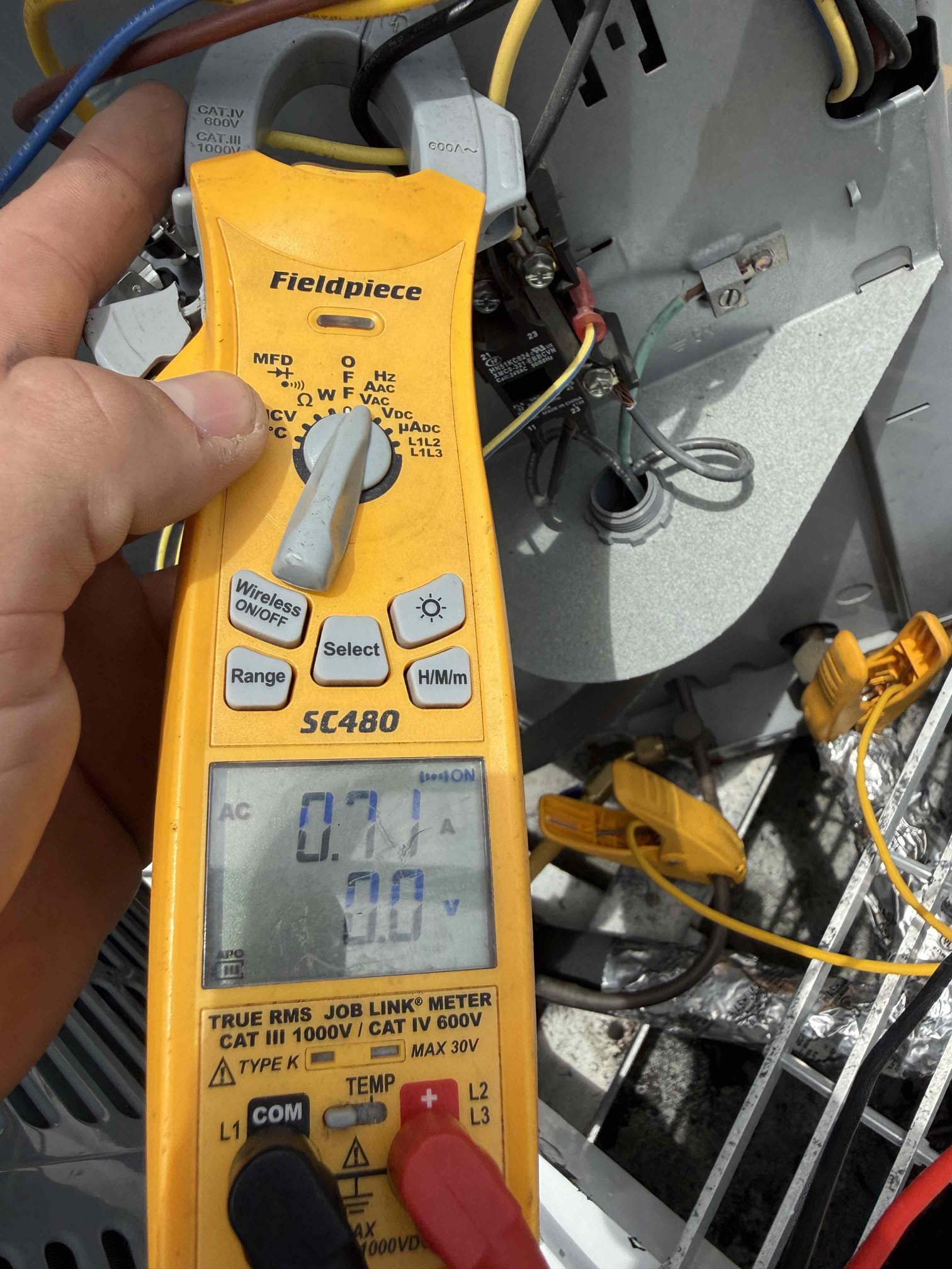 Reason for call:
No cool 

Equipment:
2021 Icp 2 ton straight cool 
Vertical in closet 
Condenser on roof labeled 4205

Summary:
On arrival condenser was not turning on.  Found dead capacitor. Replaced capacitor restored operation to equipment. 20 td pressure check was good. Homeowner signed up on membership to maintain equipment. 