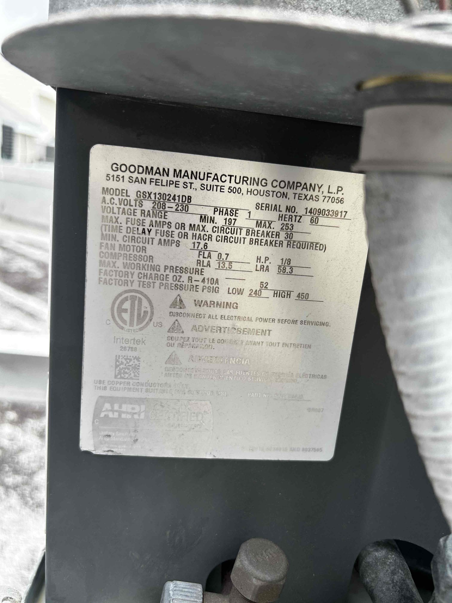Upon arrival, I turned on the air handler, which was operating properly. I checked the temperature difference between the supply and return air and was getting a 0° split. I then moved to the condenser and found that the condenser was not turning on. After opening the electrical compartment and testing components, I found the capacitor was burnt out. 

I installed a temporary capacitor, and the system turned on properly. I allowed the system to run for approximately 15 minutes and rechecked the temperature split, which was then reading 18°, placing the system in a healthy operating range at this time.

I discussed with the homeowner that the system is quite old and has already had previous repairs. I recommended considering system replacement in the near future rather than continuing to invest money into an aging system. The homeowner stated they are moving out soon and only wanted a temporary repair at this time.

If you have any questions, please feel free to reach out. Thank you for