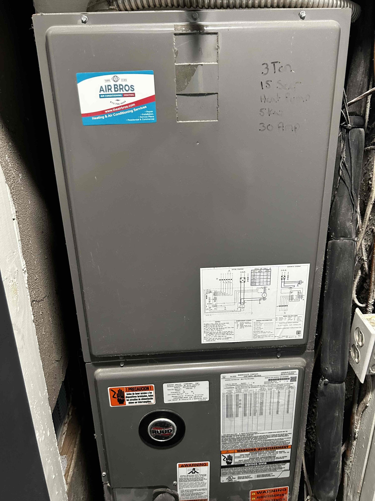 Diagnostic:

System had a refrigerant leak. After performing a leak search, I found the leak in the evaporator coil. I discussed the findings with the homeowner, and we decided to move forward with replacing the evaporator coil under warranty. Please reach out to the customer once scheduling is available so we can coordinate the installation.

Repair:

Upon arrival, I removed the existing evaporator coil and installed the new warranty replacement coil. I also replaced the filter drier at the condenser. After completing the installation, I performed a nitrogen pressure test, which held successfully for 20 minutes with no loss of pressure. I then pulled a vacuum on the system for approximately one hour and achieved a vacuum level of 600 microns.

Once the system was started, I added refrigerant as needed and verified proper system operation. The system is currently operating with an 18° temperature difference between return air and supply air, and refrigerant pressures are within normal 
