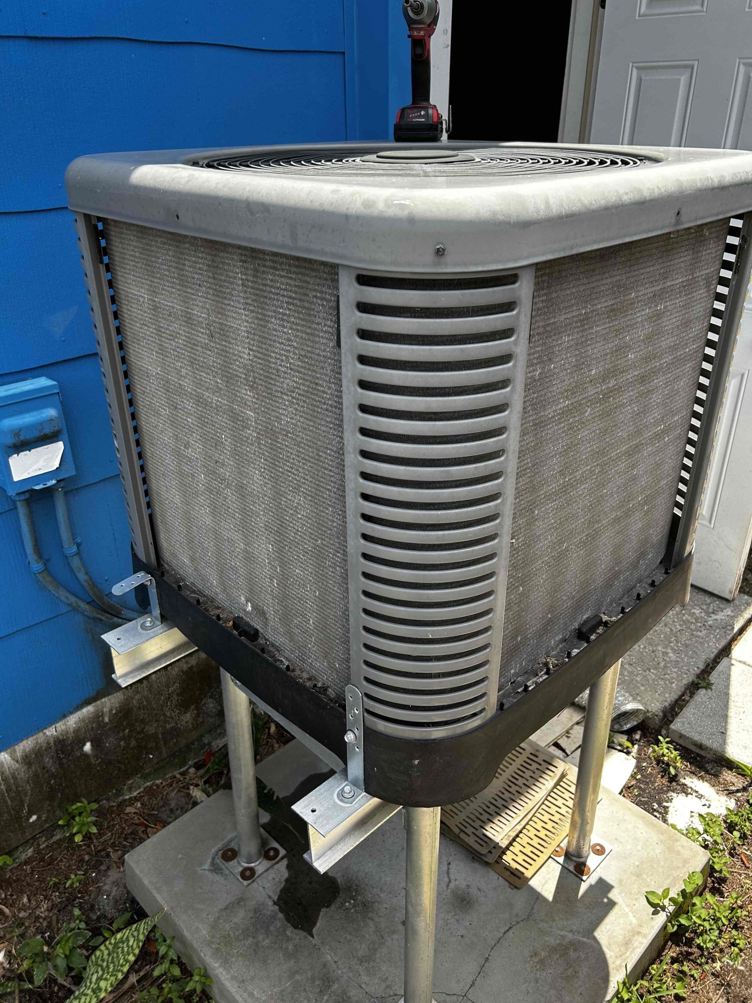 Upon arrival, I checked the temperature difference between the supply and return air and recorded a 17° split. I then proceeded with a full electrical inspection and found all electrical components functioning properly with no signs of shorts, burnouts, or over-amperage conditions.

I performed a drain line treatment, cleaned the condenser coil, and completed an inspection of the air handler. During the inspection, I noticed the blower wheel has buildup/impact from dust accumulation. I recommended a blower wheel cleaning (pollen clean) to improve airflow and system efficiency; however, the homeowners chose to hold off on the service at this time.

If you have any questions, please feel free to reach out. Thank you for your business, and have a great day.