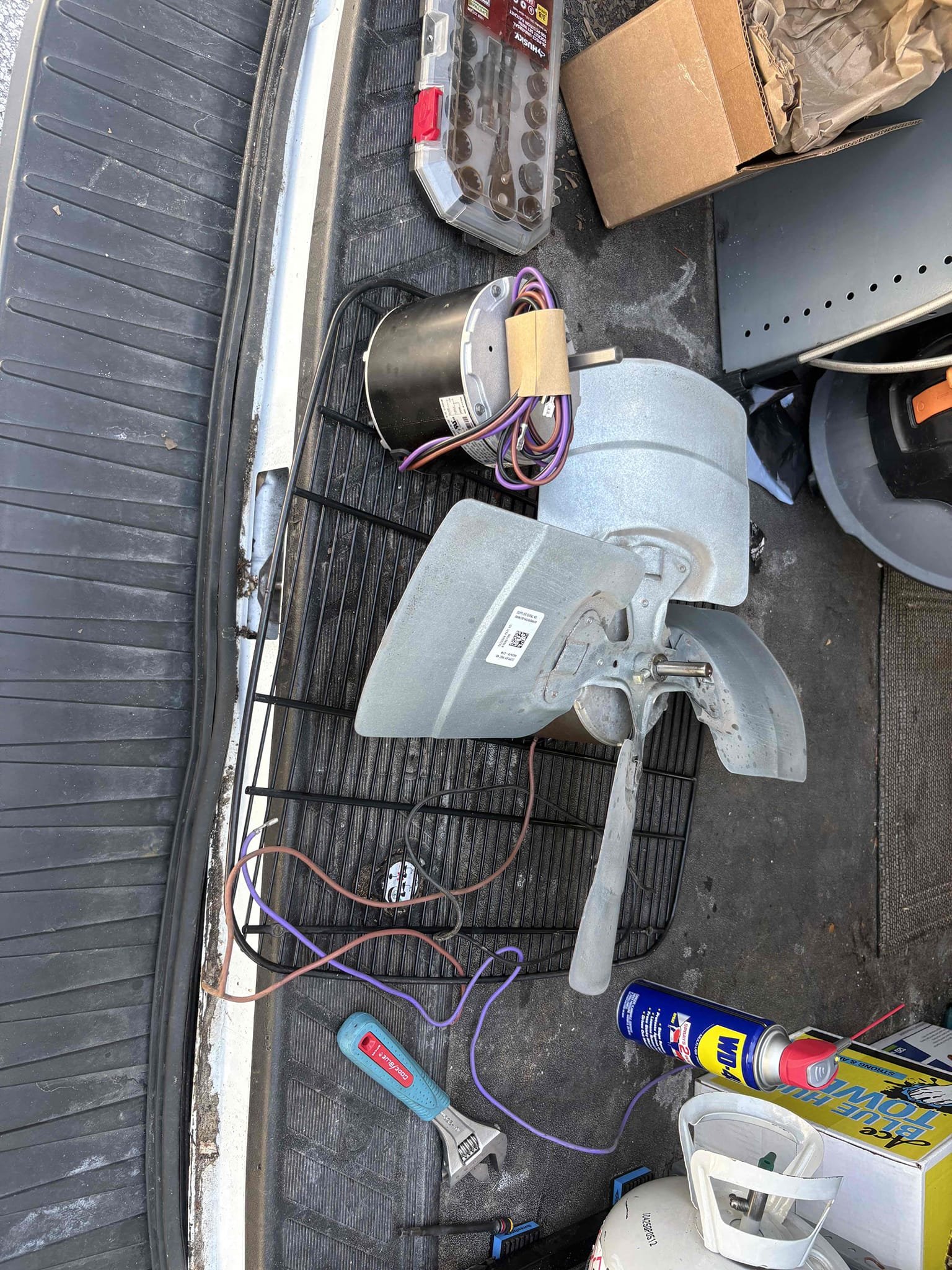 Return to complete repairs 

Outdoor Condenser Scope of Work
-chemically rinse coils inside and out 
-replace outdoor contactor
-replace outdoor defrost board 
-replace outdoor fan motor 
-insulate outdoor refrigerant lines 
-clean service panel 

Indoor Air Handler 
-remove & sanitize blower wheel 
-sanitize wiring and interior cabinet 
-flush drain line 
-seal duct distribution box 
-patch insulation hole on refrigerant lines 

Verified system operations after completing work. Unit is operating within manufacture specifications 
