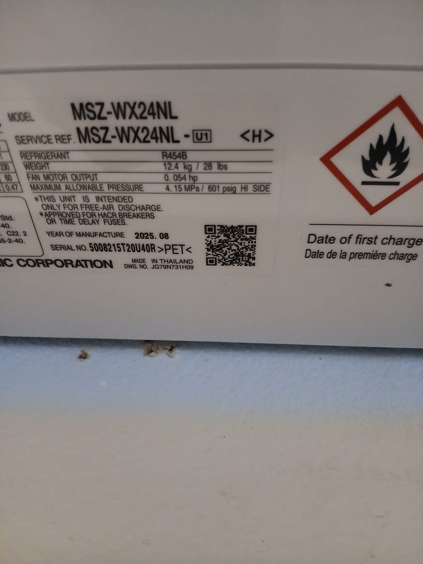2 ton Mitsubishi heat pump mini split
Wall mount bracket
New line set
New drain
Communication wire
Surge protector 
Extend electrical whip
Remove existing equipment 
Connect to existing electrical 
Seal penetrations 
Drywall repair
12 year parts warranty 
3 year labor warranty 
Tax and labor included 
