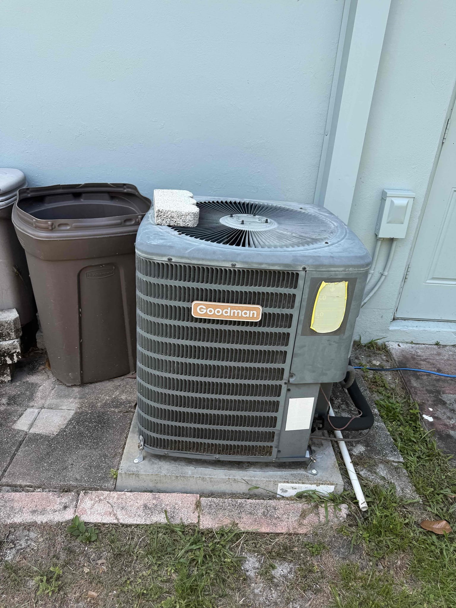 Reason for call:
Water leak 

Equipment:
2015 Goodman 
Horizontal in garage 
Condenser right of home 

Summary:
Found water leak coming from water heater supply pipe. Homeowners will need to contact a plumber. Inspected ac unit while I was here to find pressures slightly low. And a dirty blower assembly. Recommended these repairs to client. They are only focused on the water leak today and do not want to proceed with a repair. 