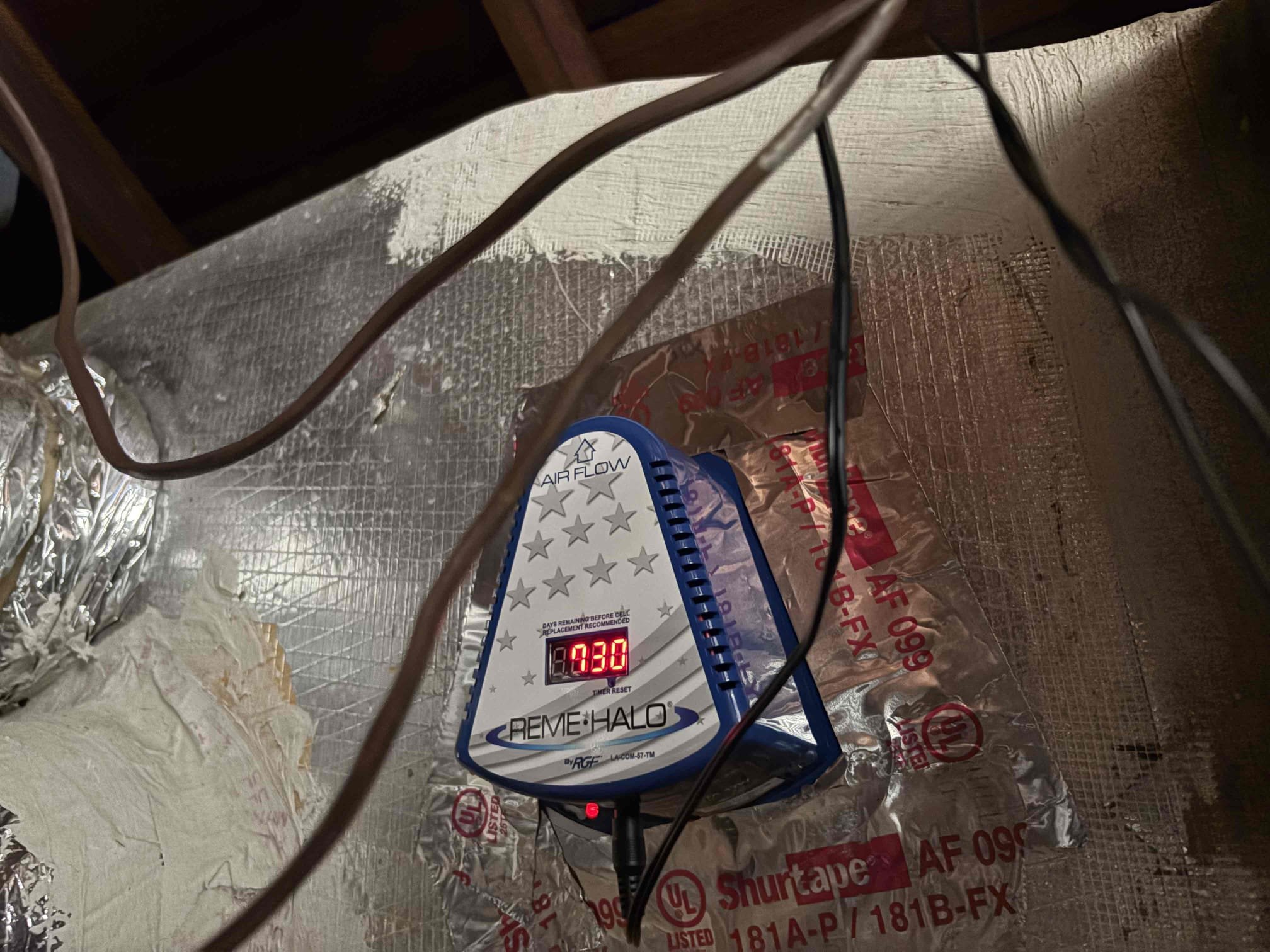 Remove and sanitized blower wheel 

Sanitized cabinet and wiring 

Installed whole home air scrubber (reme halo)

Wired in transformer 

Changed filters 

Verified system operations 