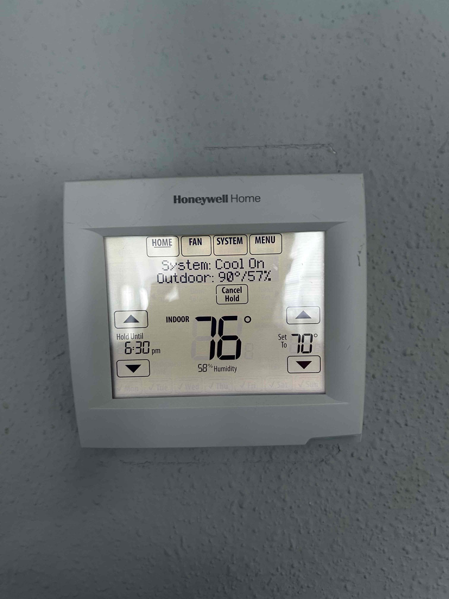 Upon arrival, I found that the float switch at the air handler had been triggered due to a clogged condensate drain line. I discussed the issue with the homeowner and explained that the drain line required a full treatment using nitrogen, drain cleaner, and a water flush to properly clear the blockage.

I began by connecting my shop vacuum to remove standing debris and buildup from the drain line. I then used nitrogen pressure to clear any remaining blockage inside the line. Afterward, I performed a drain line treatment and thoroughly flushed the PVC drain to ensure proper drainage. I also treated and inspected the condensate drain pan inside the air handler to verify there were no additional restrictions or buildup present.

Once the cleaning was completed, I confirmed strong suction and proper drainage through the condensate line. I also checked system performance and recorded a 19° temperature split between the supply and return air, indicating the system is operating properly at th