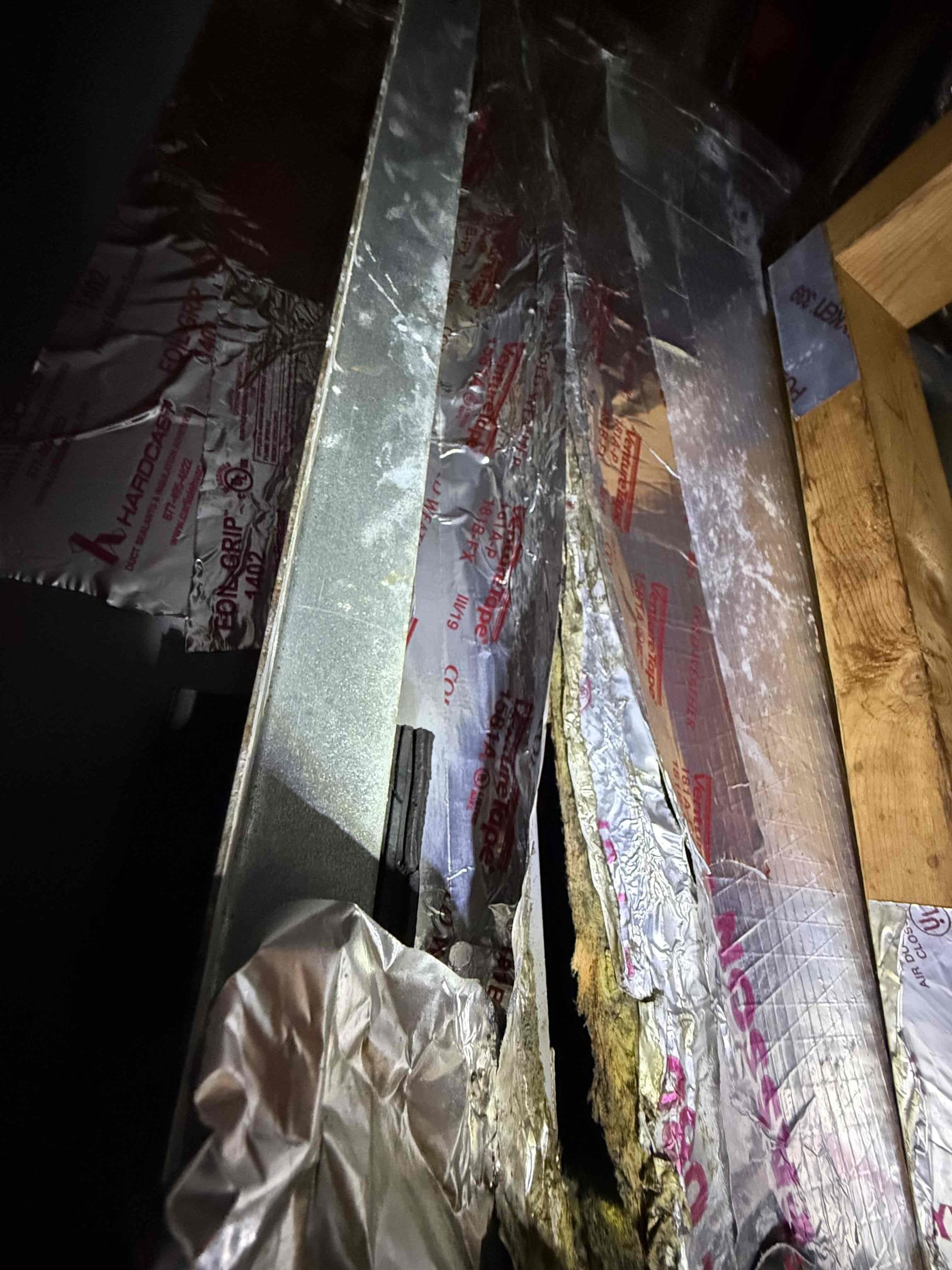 Install dual capacitor. 
Duct seal in three connections. 
Finish tune up from yesterday. 