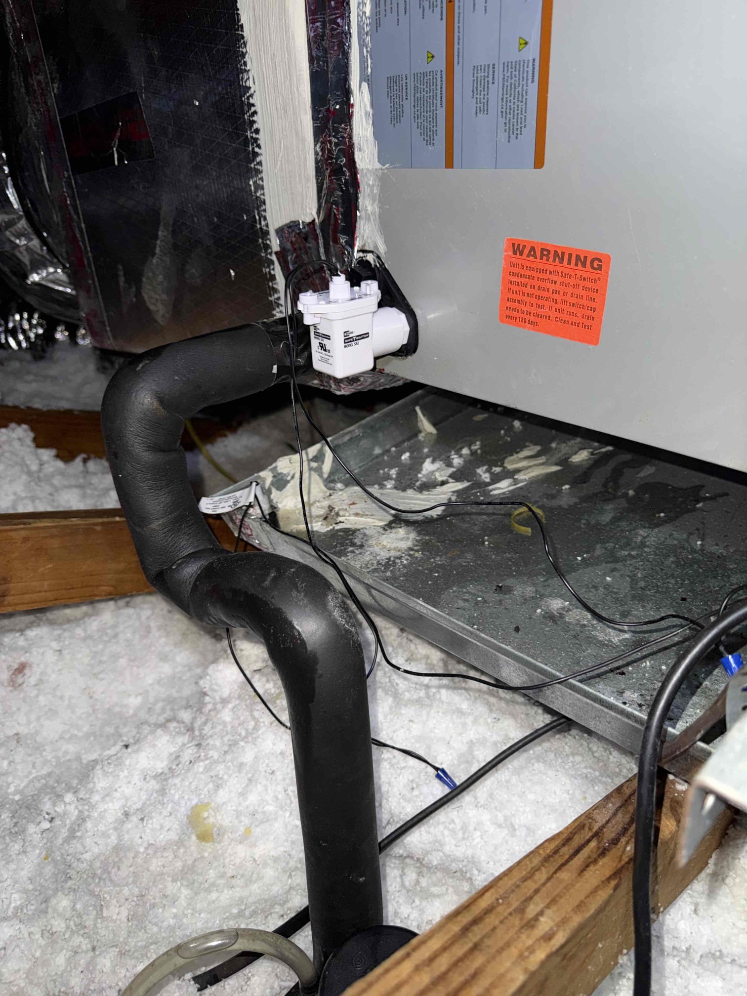 Includes all materials, labor, part is under warranty. 
Horizontal Bosch evaporator coil under warranty 