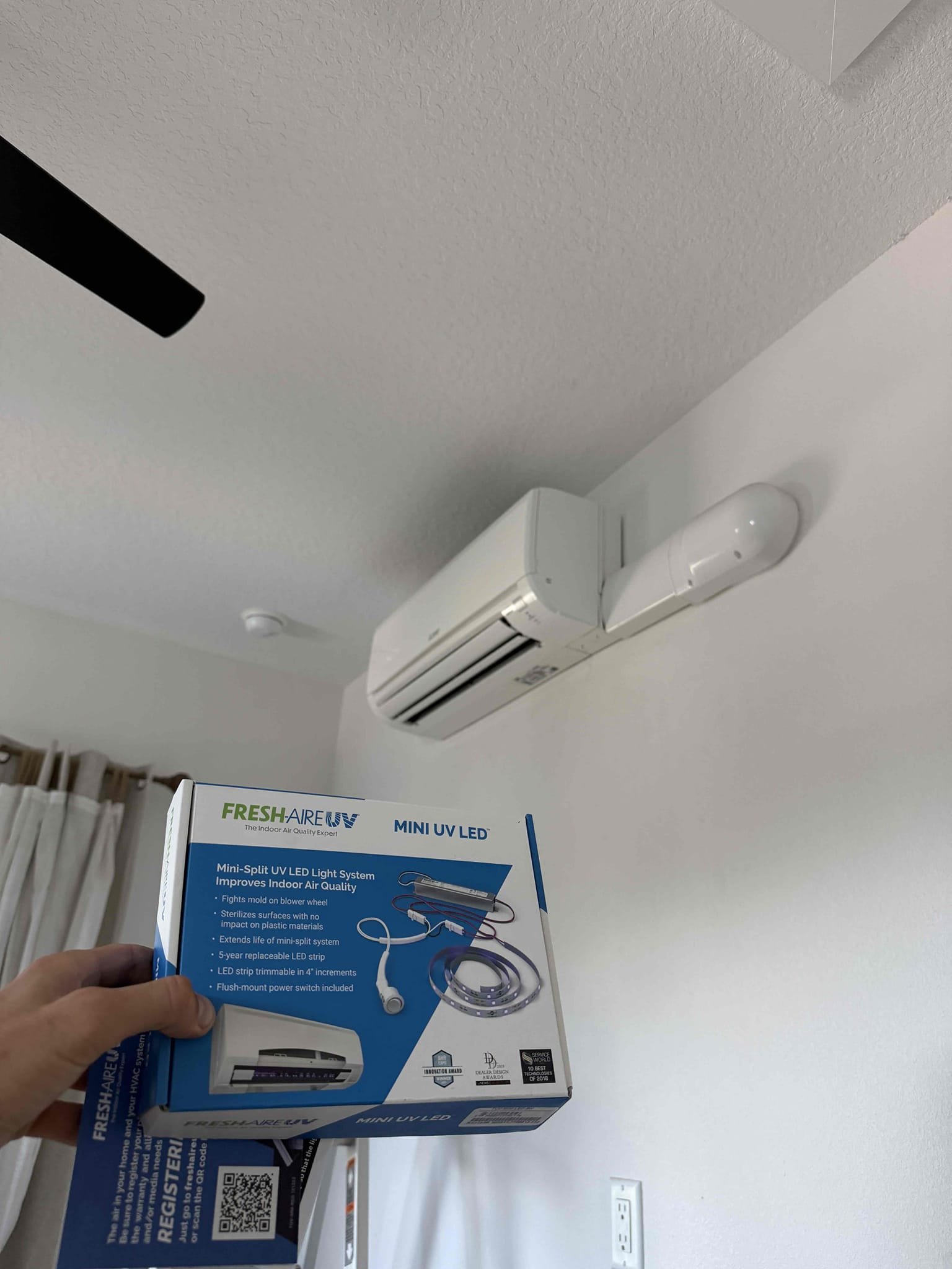 2 head units
Blower pull and cleanings
Installation of 2 UV systems 
5 year parts warranty on UV systems