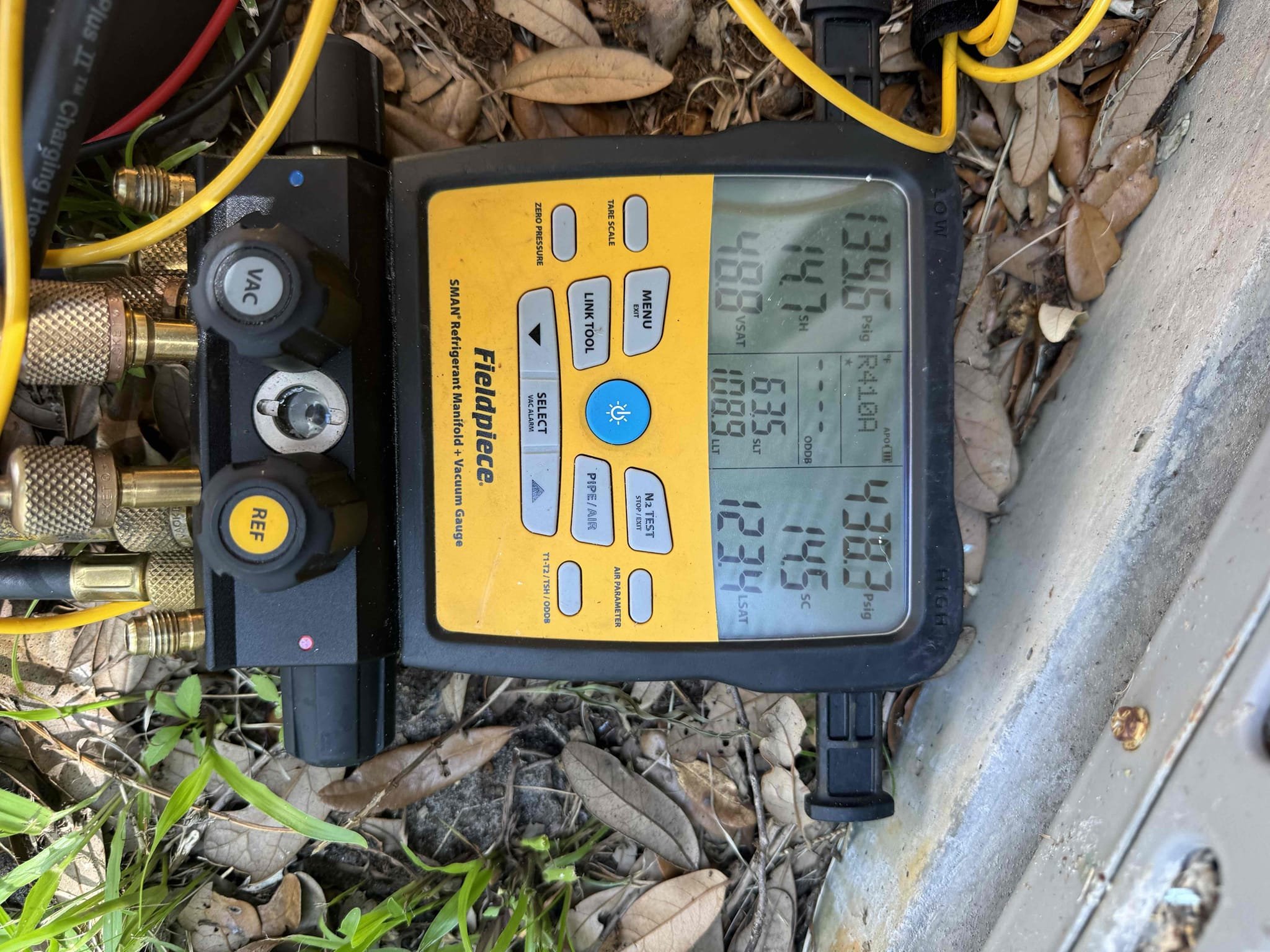 Reason for call:
89 tune up 

Equipment:
2020 American standard 
Horizontal in attic
Condenser is located behind garage 

Summary:
Completed tune up to find high head pressure solved issue by condenser flush that is included with service. Flushed drain line. Confirmed temps, pressures, and cap readings. Filters have been maintained properly. 

Solution:
Recommended service membership today. 