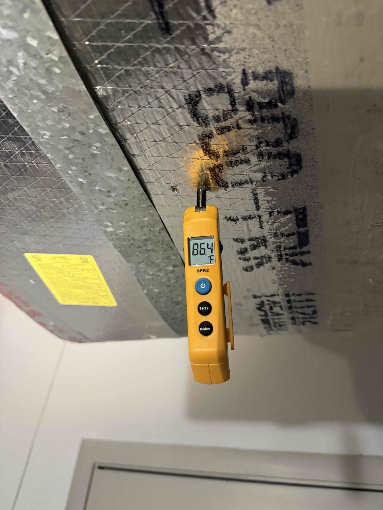 Client states system only blows warm air and home is up to 91°. Upon my inspection, found condenser off on locked rotor trips. Checked compressor and capacitor. Inspected contactar and found a severely pitted and burned contactar. Replaced contactar. Started system and checked pressures. System pressures are way off and causing compressor to lock out. 
Adjusted refrigerant charge to get system cooling without tripping on lock out. 
Condenser coils were filthy and required a deep chemical cleaning. Cleaned coils and removed 3-4” of leaves and dirt at the bottom of the condenser. 

System pressures now indicate that there is a slight restriction somewhere in the refrigerant circuit. Advised client that there may be an issue in the near future with this restriction and to prepare for a new system replacement. 

System is cooling with a 21° temperature split at this time. 

Scope of work:
- Replace contactar
- Adjust refrigerant charge
- Deep clean condenser coils
- Drain cleaning and trea