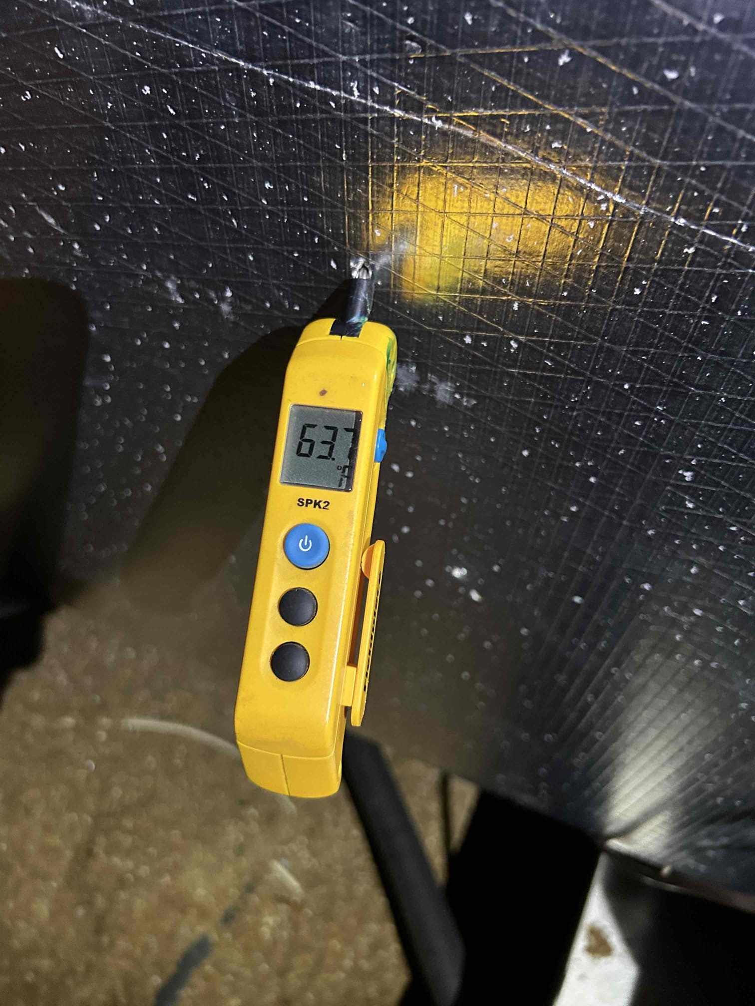 Upon arrival, I started off with checking the air handler, the flow switch was triggered as a clogged drain line, I performed a drain line treatment, nitrogen treatment, acid treatment, to ensure the system doesn’t clog up again. I cleaned it from the inside of the air handler. Overall systems performing OK, had an 18° temperature difference. If you have any questions, please reach out thank you for your business. Have a great day
