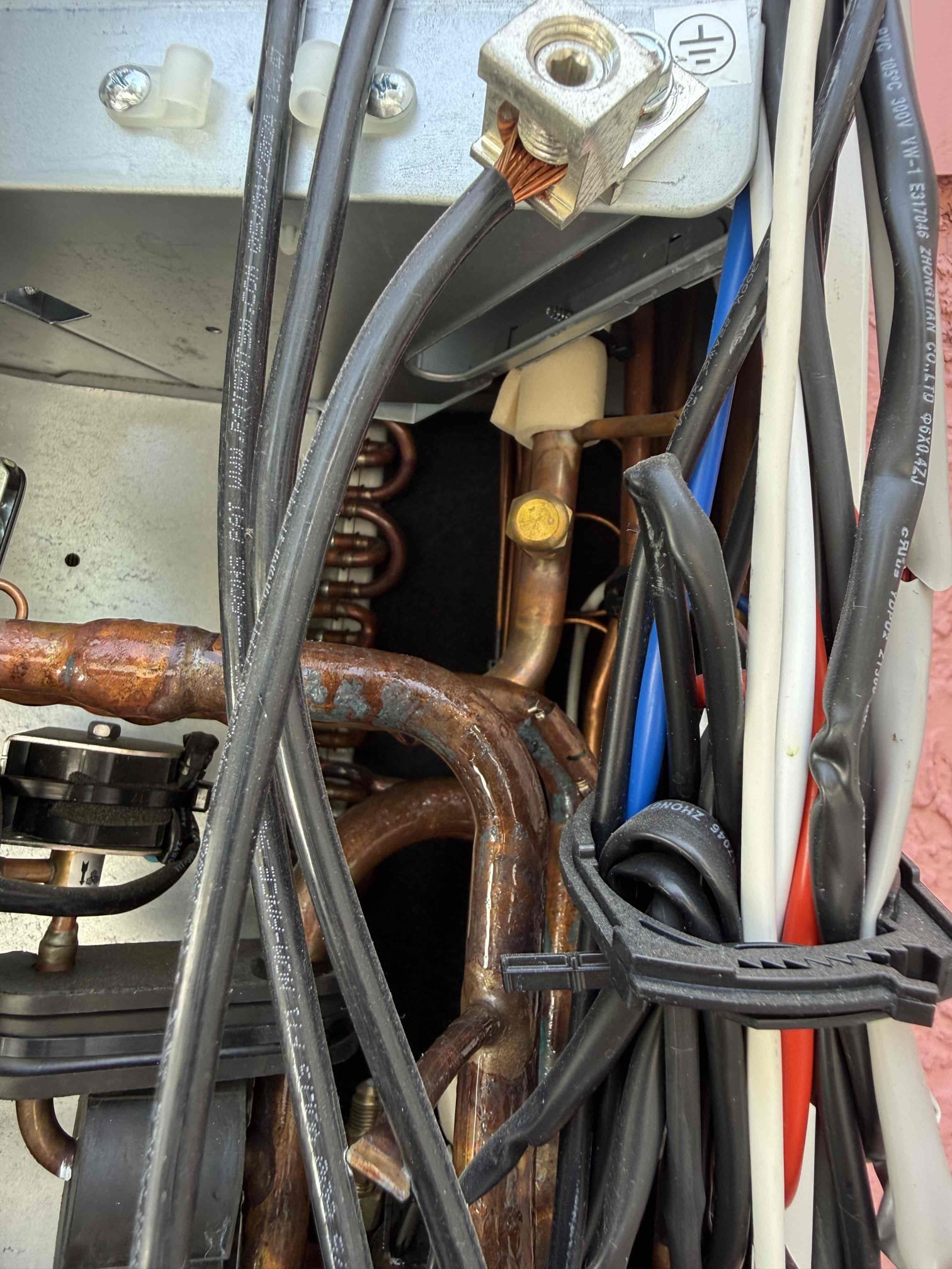 Reason for call:
Mini split no cool 

Equipment:
2024 lg cassette 2 zone 

Summary:
On arrival found system low on charge. Added refrigerant for temporary cooling. Sold leak search for later date. Leak search is scheduled for Tuesday 6/2 10-12 


Solution:
Leak search will tell us what comment needs repair. 