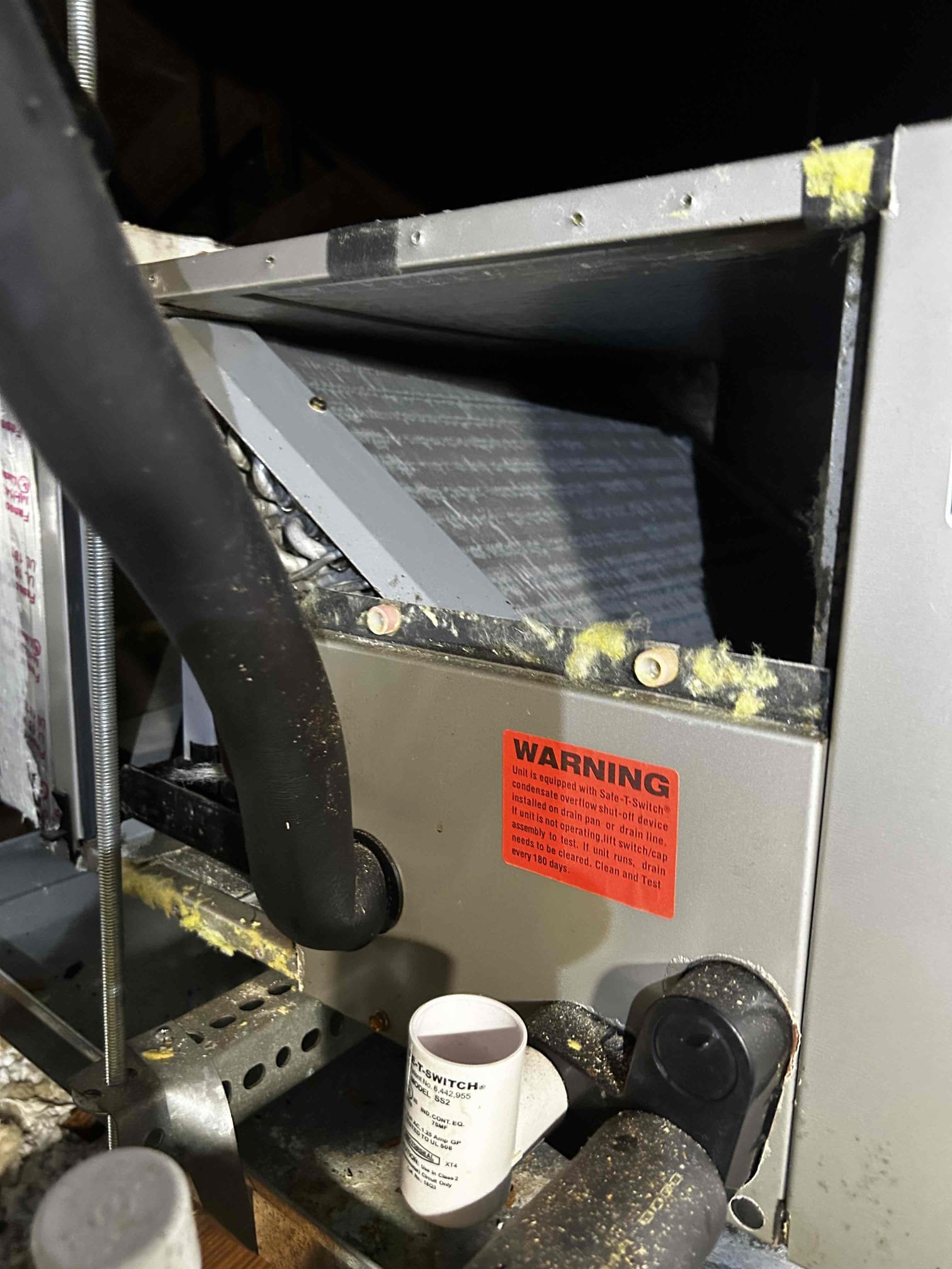 Upon arrival, the system was operating normally. I checked the temperature split and recorded a 19° difference, which is within the proper range. I then checked refrigerant pressures, and everything appeared normal with no signs of restrictions or refrigerant leaks.

I proceeded with the electrical inspection and found no overamping, shorts, or burnt components. During the diagnostic process, the system shut off, and I found that the float switch had been triggered due to a clogged drain line. This was also the original reason the homeowner rescheduled today’s tune-up appointment.

As a courtesy, I waived the diagnostic fee as well as the charge for clearing the clogged drain line. I completed the full tune-up and discussed our membership program with the homeowners, which they agreed to move forward with.

If you have any questions, please feel free to reach out. Thank you for your business, and have a great day.