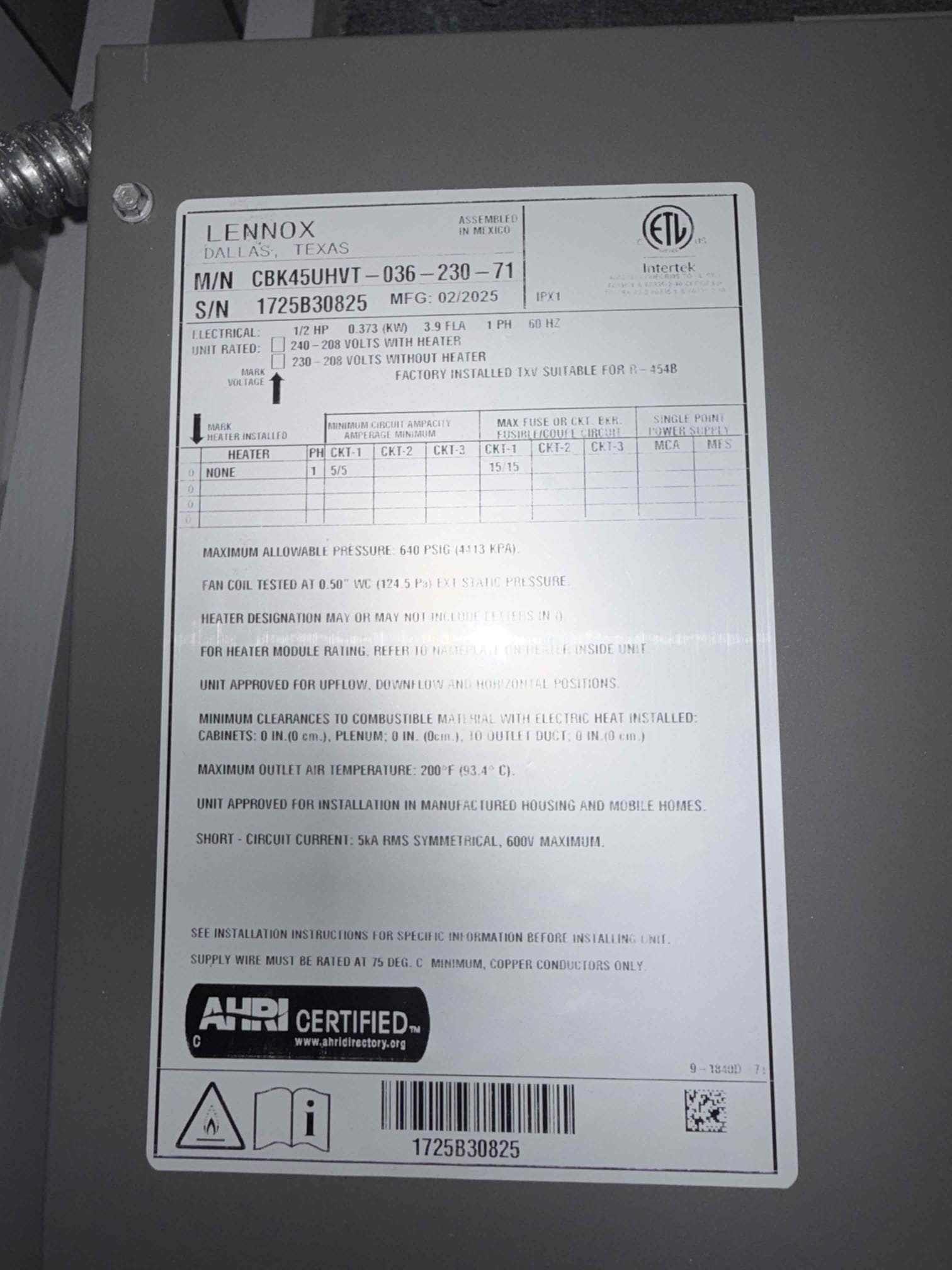Reason for call:
Ac not keeping up 

Equipment:
2025 Lennox 3 ton heat pump 
Vertical in closet 
Condenser out back 

Summary:
Completed diagnosis to confirm refrigerant pressures were low. Gave homeowner option was to charge system sign up on membership for reevaluation. Or do leak search today. She chose to fill up and sign up on membership. System have felt the same since install and her old company informed her the installers who did this job were "fired due to drug use" 

Performed visual leak search today confirmed all braze joints are good and no oil spots in coils. 

Solution:
System has felt the same since install. 
We will top of charge. 
Reevaluate at first maintenance visit 
