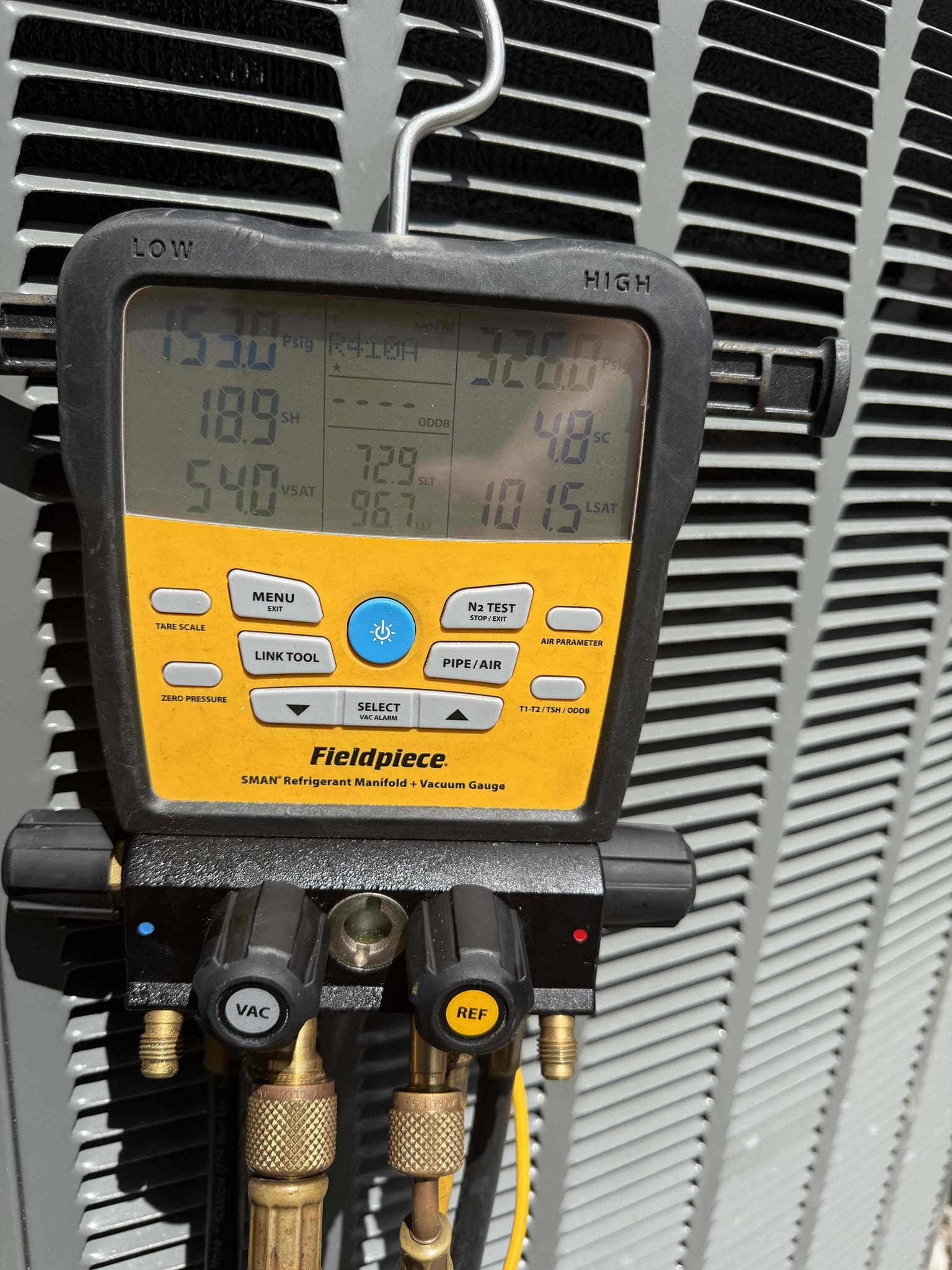 Reason for call:
System not keeping up 

Equipment:
2019 trane 4 ton 
Vertical in garage 
Condenser on right side of home 

Summary:
On arrival I found system not going into second stage. Found no low voltage calling for second stage. Confirmed no calling at ah. Did continuity test between stage one and stage two of cooling. Confirmed wire was good. Related to a thermostat failed for calling on stage two.  Replace thermostat with ecobee thermostat. First stage two was restored. Proper pressures proper temperatures.