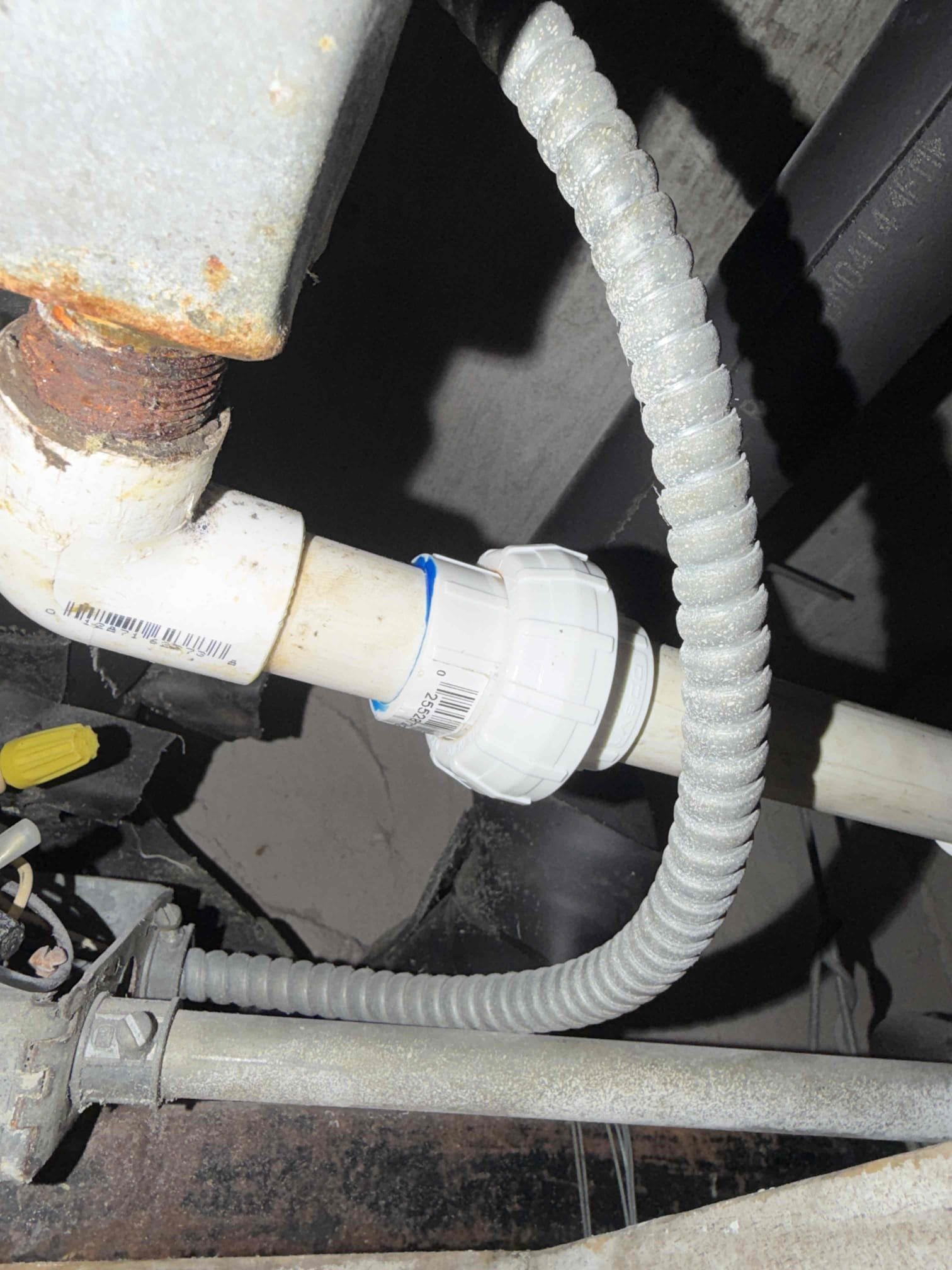 Upon my inspection, found main evaporator drip pan clogged at the 3 drain holes. Performed a pan removal and cleaning. Main chiller is off at this time for repairs so we could not test system cooling at this time. 
