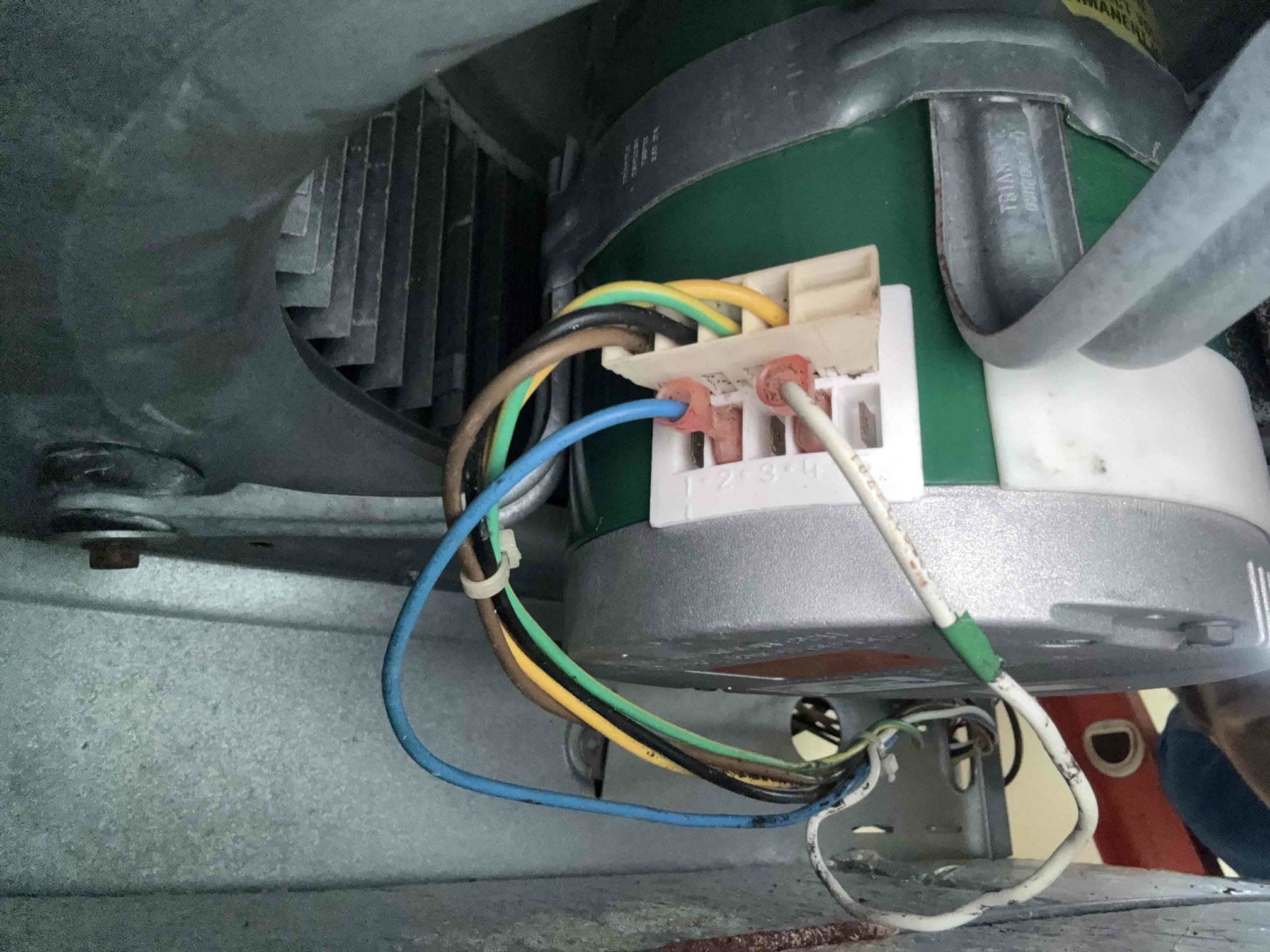 Reason for call:
No cool

Equipment:
2019 grand aire 3.5 ton heat pump
Horizontal in garage 12-15ft elevated 
Condenser on platform right of home 

Summary:
On arrival found failed blower motor and frozen evaporator and frozen suction. Confirmed motor had power and call for fan. Confirmed cap readings, uv treatment is install. 

Solution 
Replace air handler blower motor 
Add transformer to uv treatment 

Restored operation to equipment signed homeowner up on membership plan. 