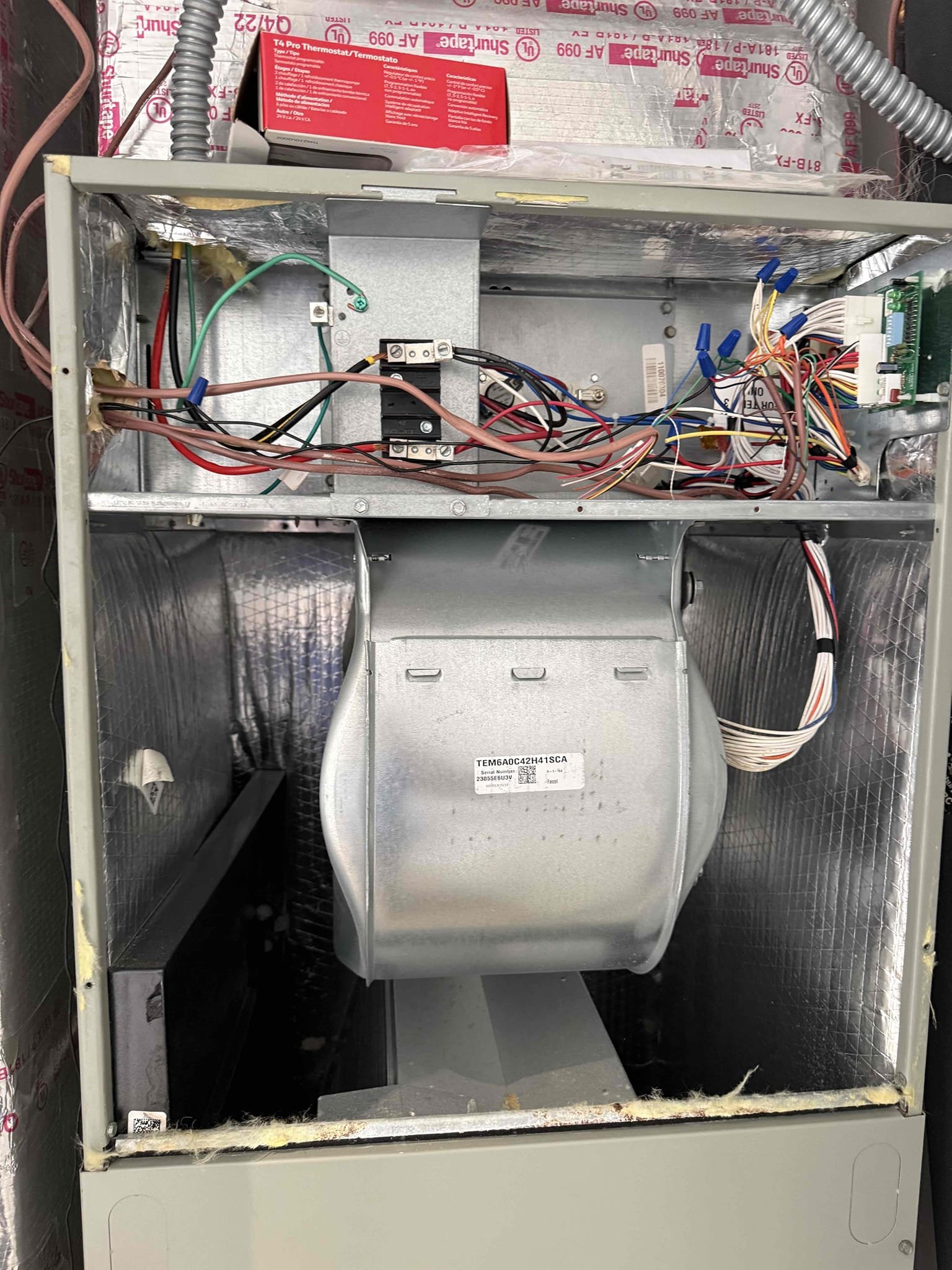 Reason for call:
No cool 

Equipment:
2023 trane 3.5 ton heat pump 
Vertical on third floor closet 
Condenser is located on roof 

Summary:
Completed diagnosis to find failed dual capacitor. Informed homeowner we replace caps and contactor together because they work in tandem and that yields the best results. He agreed and replaced dual capacitor and contactor today to restore operation to equipment. 20 degree split. 