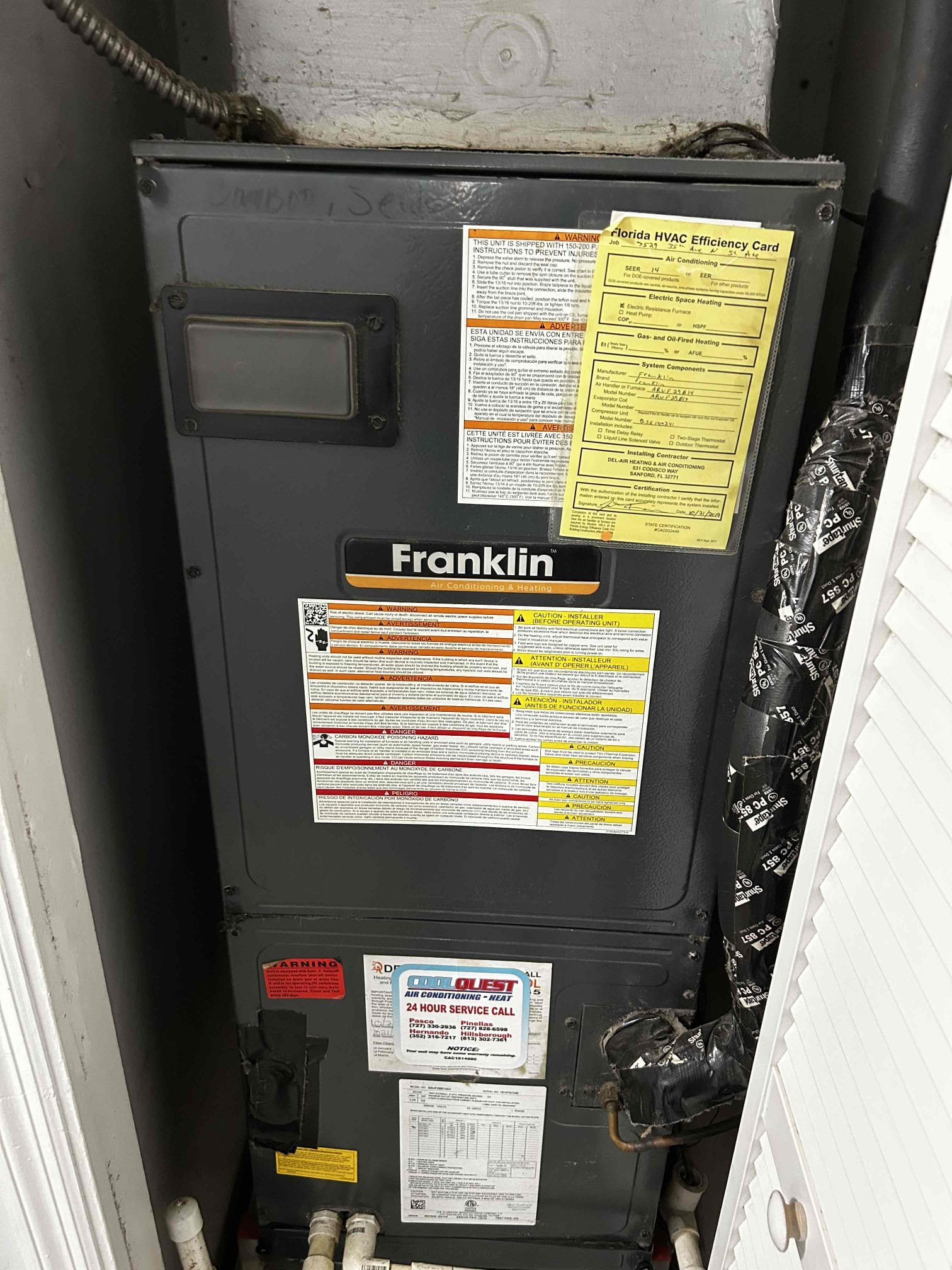 Upon arrival, I found that the indoor unit was operating, but the outdoor condenser was not running. I began by diagnosing the electrical components and found that the capacitor had completely failed. After replacing the capacitor, I completed a full system diagnostic and verified that the system was operating properly and within normal ranges.

During the inspection, I also found that the blower wheel was heavily contaminated with debris, which can reduce airflow and system efficiency. I discussed my findings with the homeowner, and they approved a blower wheel cleaning.

I also presented our maintenance membership program, and the homeowner elected to enroll to help keep the system operating efficiently and reduce future repair costs.

If you have any questions, please feel free to reach out. Thank you for your business, and have a great day.