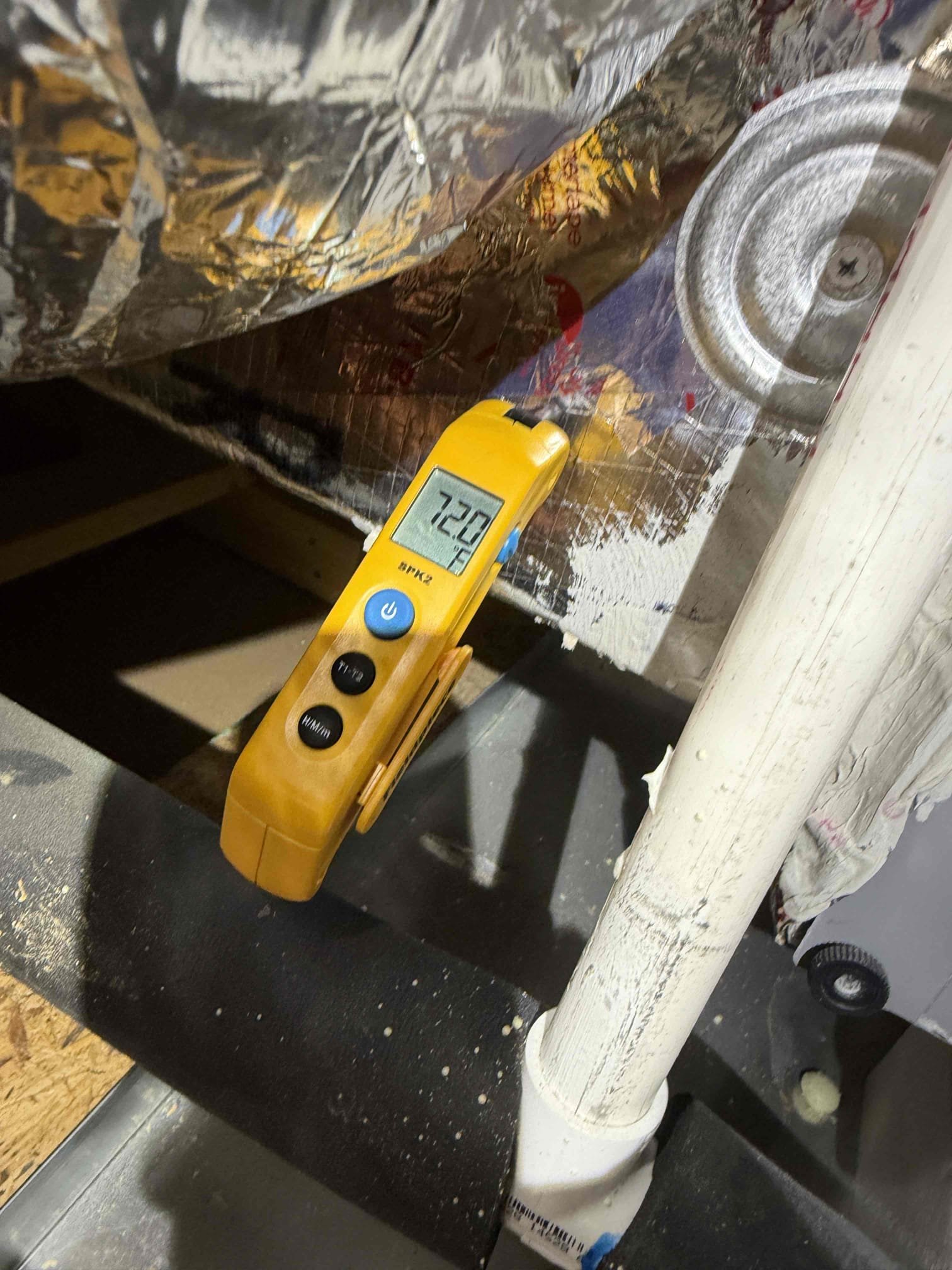 Performed tune up on 3 systems. Cleaned/treated drain lines and primary drain pans. Cleaned condenser coils. Evaporator coils are clean. Verified safety float switch functionalities. Checked amp draw on compressors. Checked amp draw on fan motors. Checked capacitors are within factory range. Made sure all connections are tight. Systems are cooling with 16-17° temperature splits at this time. 

Both Attics are Spray Foamed insulated. We recommend installing two dehumidifiers to keep the sealed attics at proper humidity levels in order to help keep the home humidity within proper range and for system efficiency. 

Findings: 
System #1
- Found 410a written on system even though it is a factory 454b refrigerant system. 
- Pressures and temperature splits are indicating inefficiency 
- Drain line is connected to and shared with system #2
- Duct plenums are not strapped up with 2” metal strap. Instead used web strap. 
- Secondary safety pan float switch was not seated properly and not low en